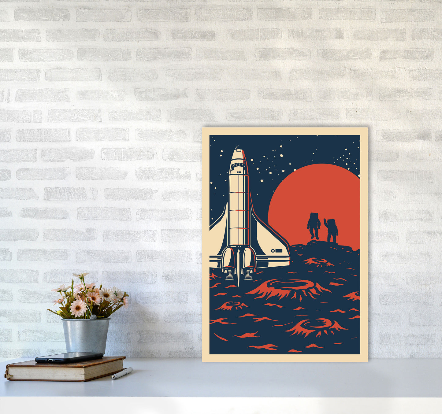 Outer Space Series - #10 Art Print by Jason Stanley A2 Black Frame