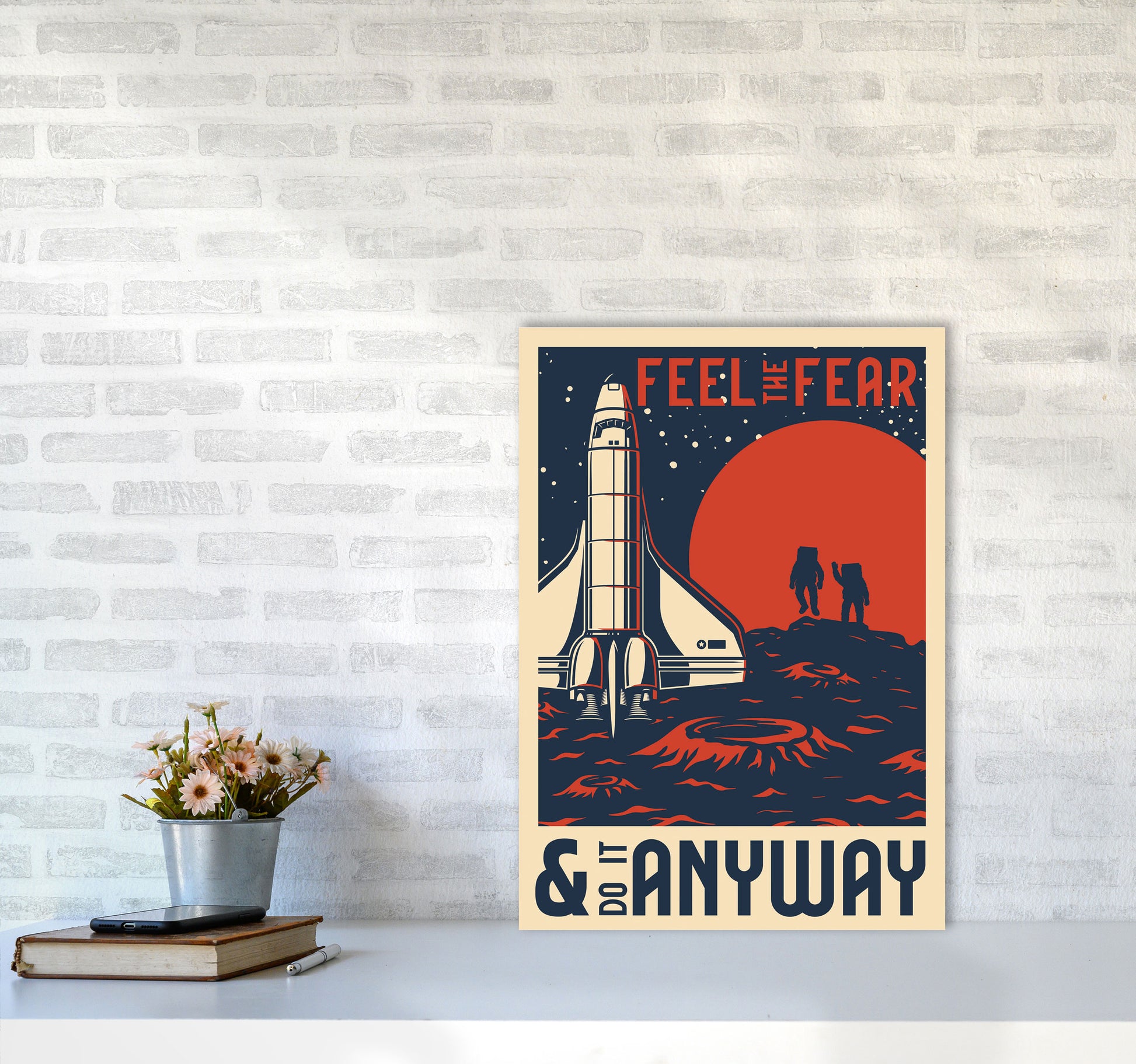 Outer Space Series - #17 Art Print by Jason Stanley A2 Black Frame