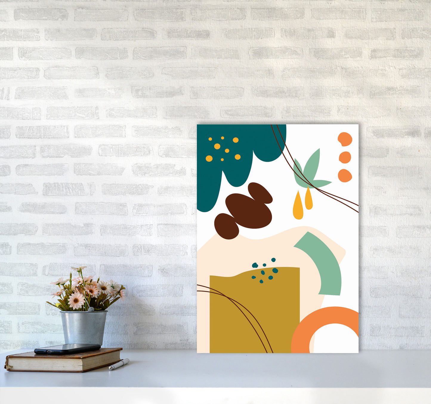 Abstract Expression II Art Print by Jason Stanley A2 Black Frame