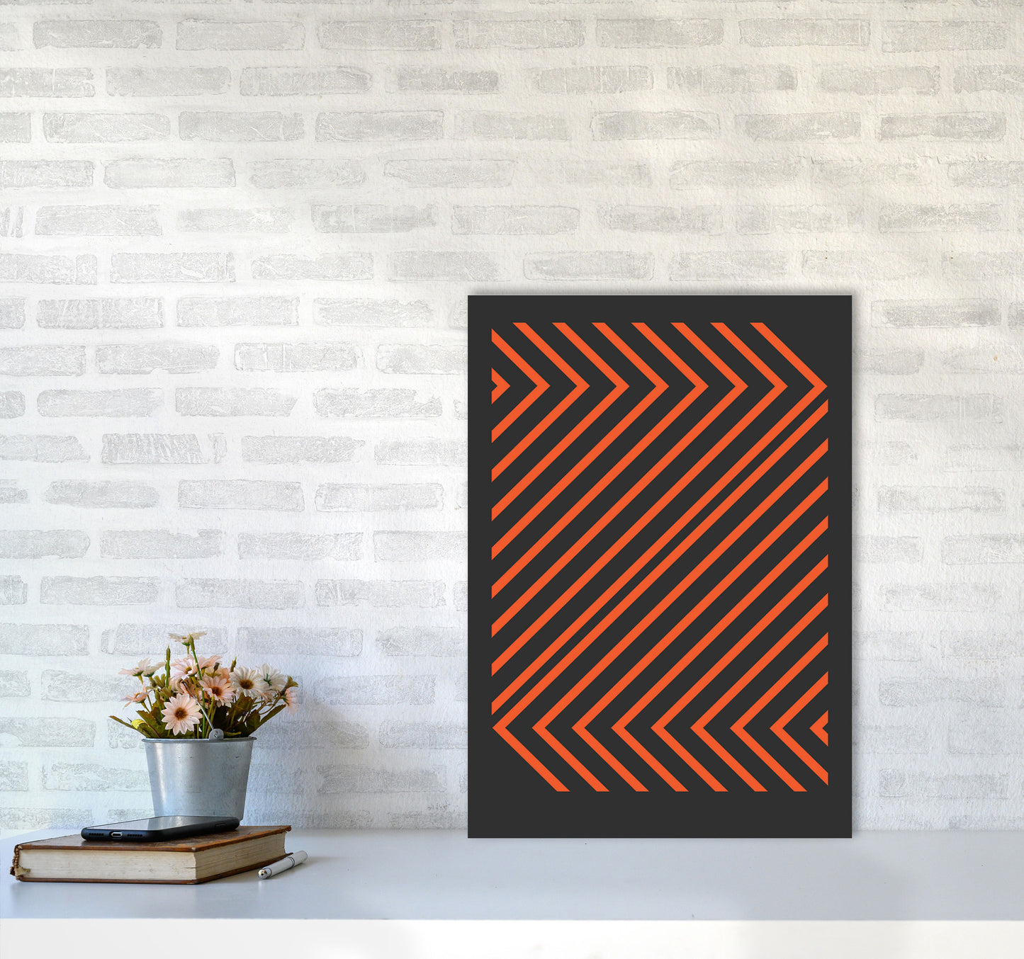Pattern Series -1 Art Print by Jason Stanley A2 Black Frame