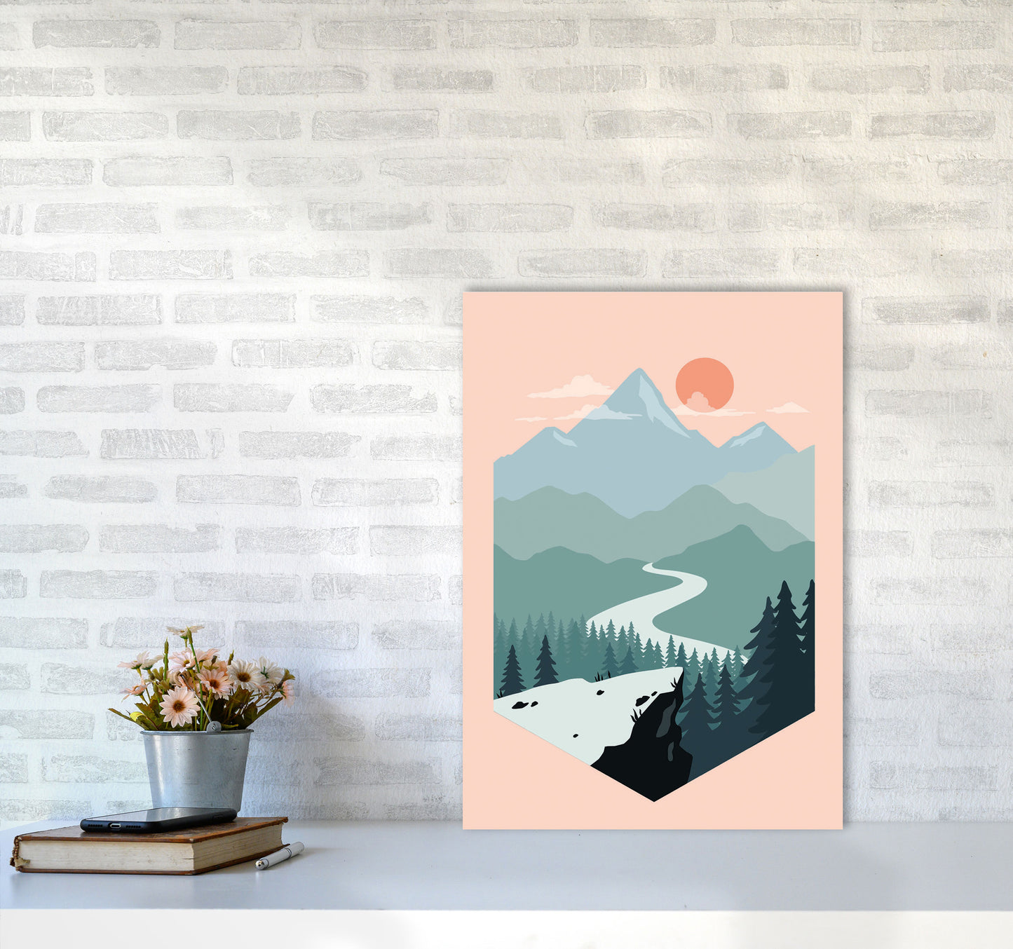 Get Out There Art Print by Jason Stanley A2 Black Frame
