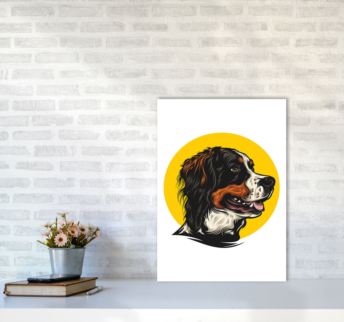 The Best Boy Art Print by Jason Stanley A2 Black Frame