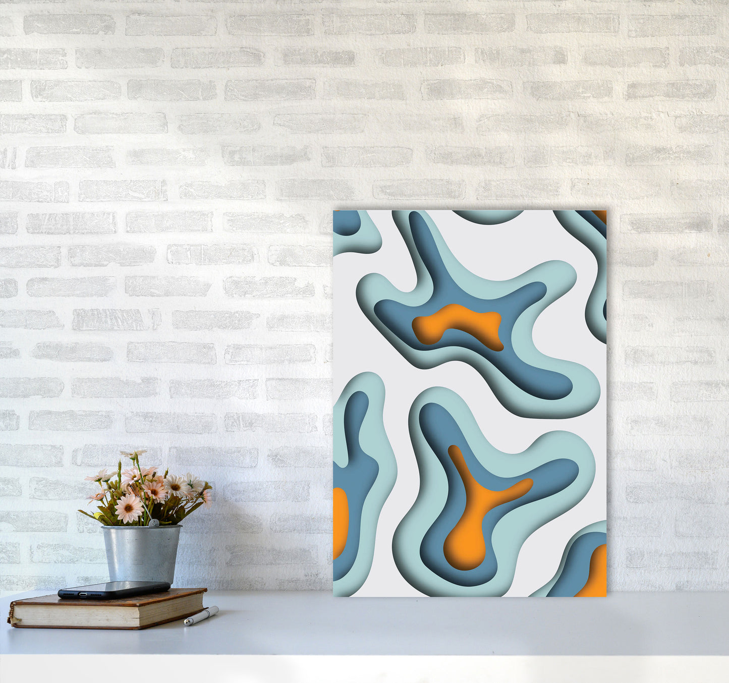 Paper Cut 1 Art Print by Jason Stanley A2 Black Frame