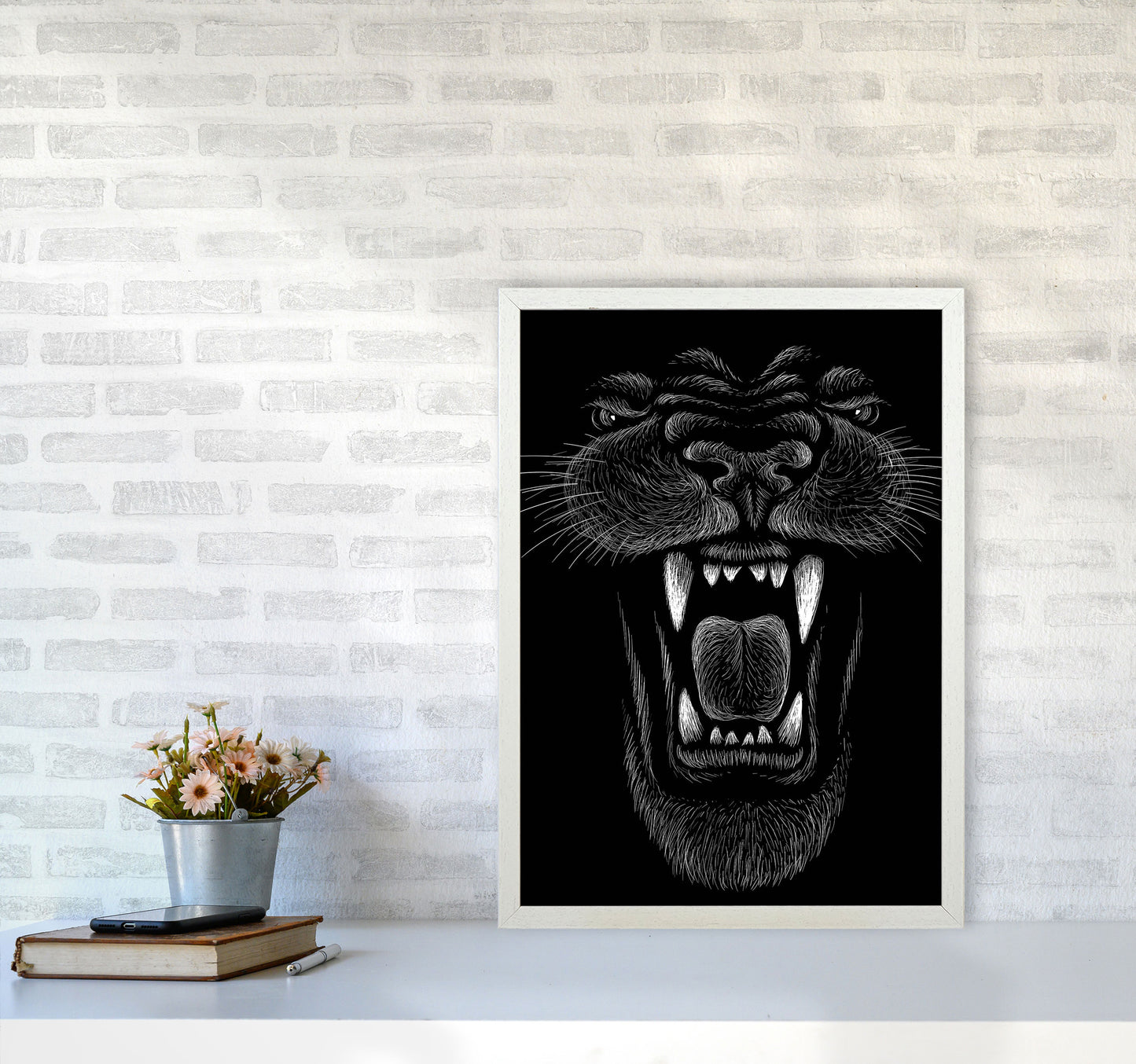 Up Close And Personal Art Print by Jason Stanley A2 Oak Frame