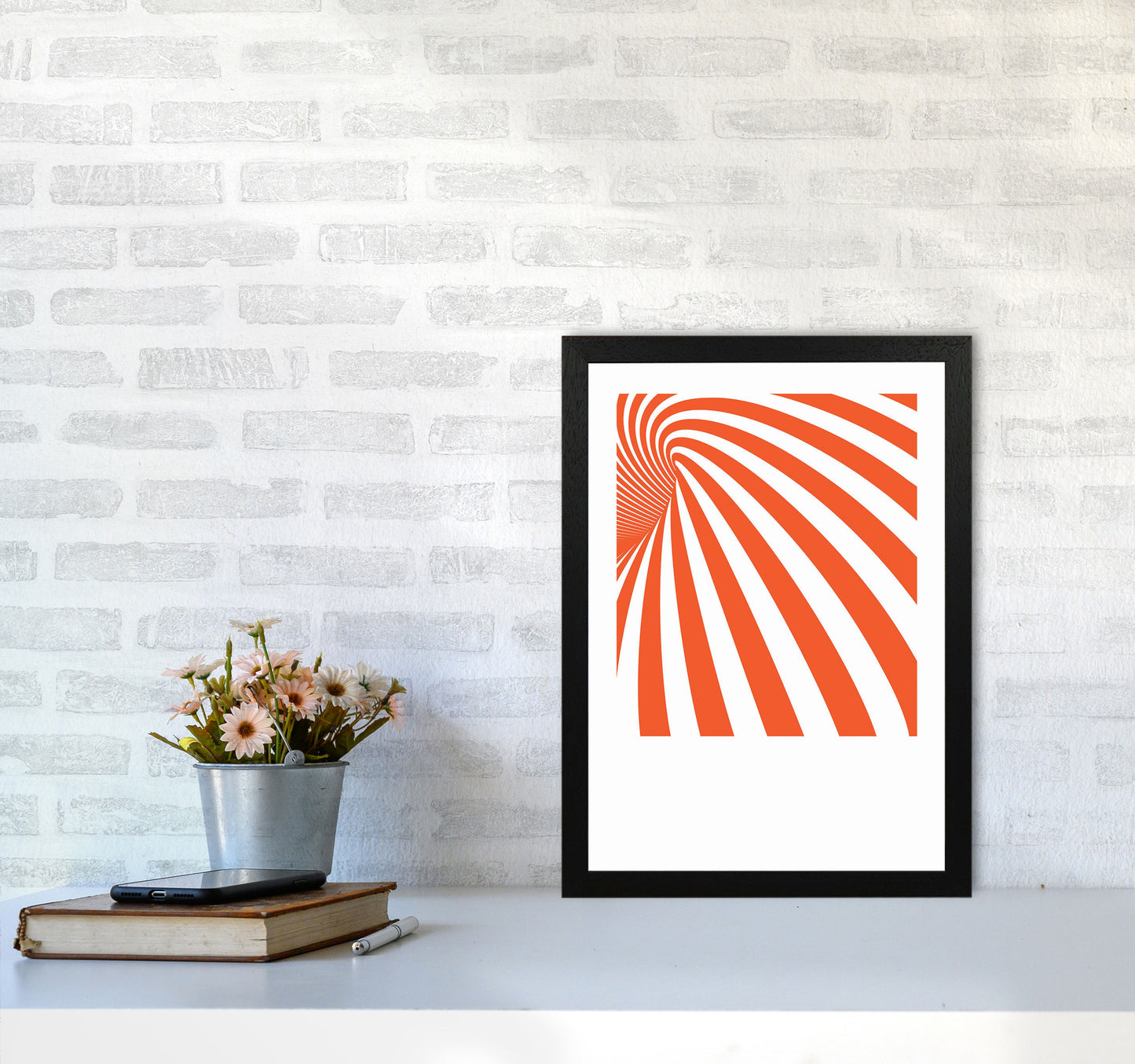 Minimal Geometric Series - 18 Art Print by Jason Stanley A3 White Frame