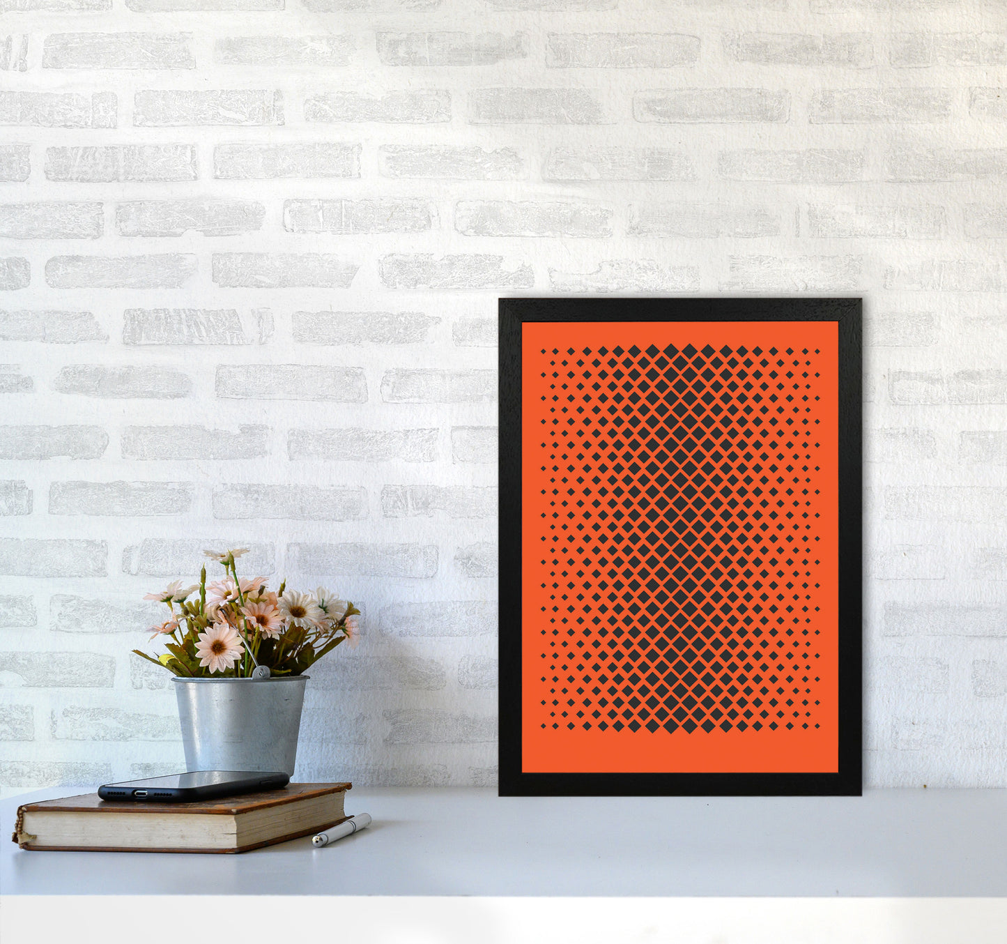 Minimal Geometric Series - 34 Art Print by Jason Stanley A3 White Frame