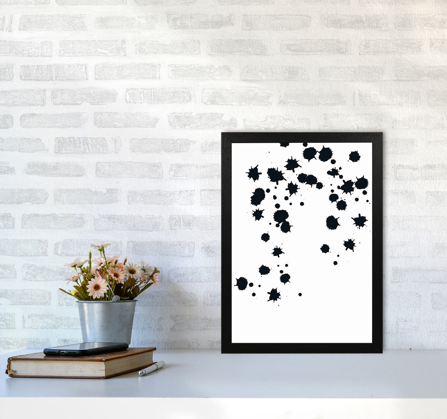 Minimal Geometric Series - 46 Art Print by Jason Stanley A3 White Frame