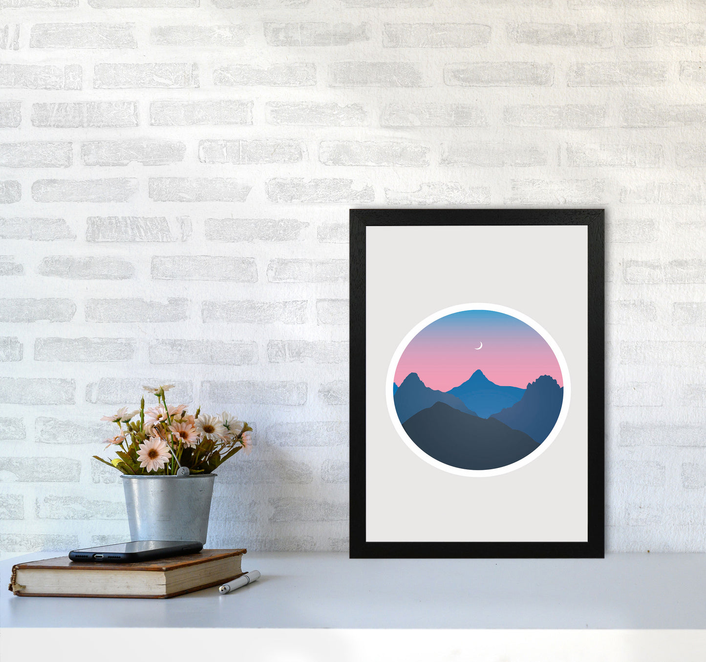 Moody Moonrise Kingdom Art Print by Jason Stanley A3 White Frame