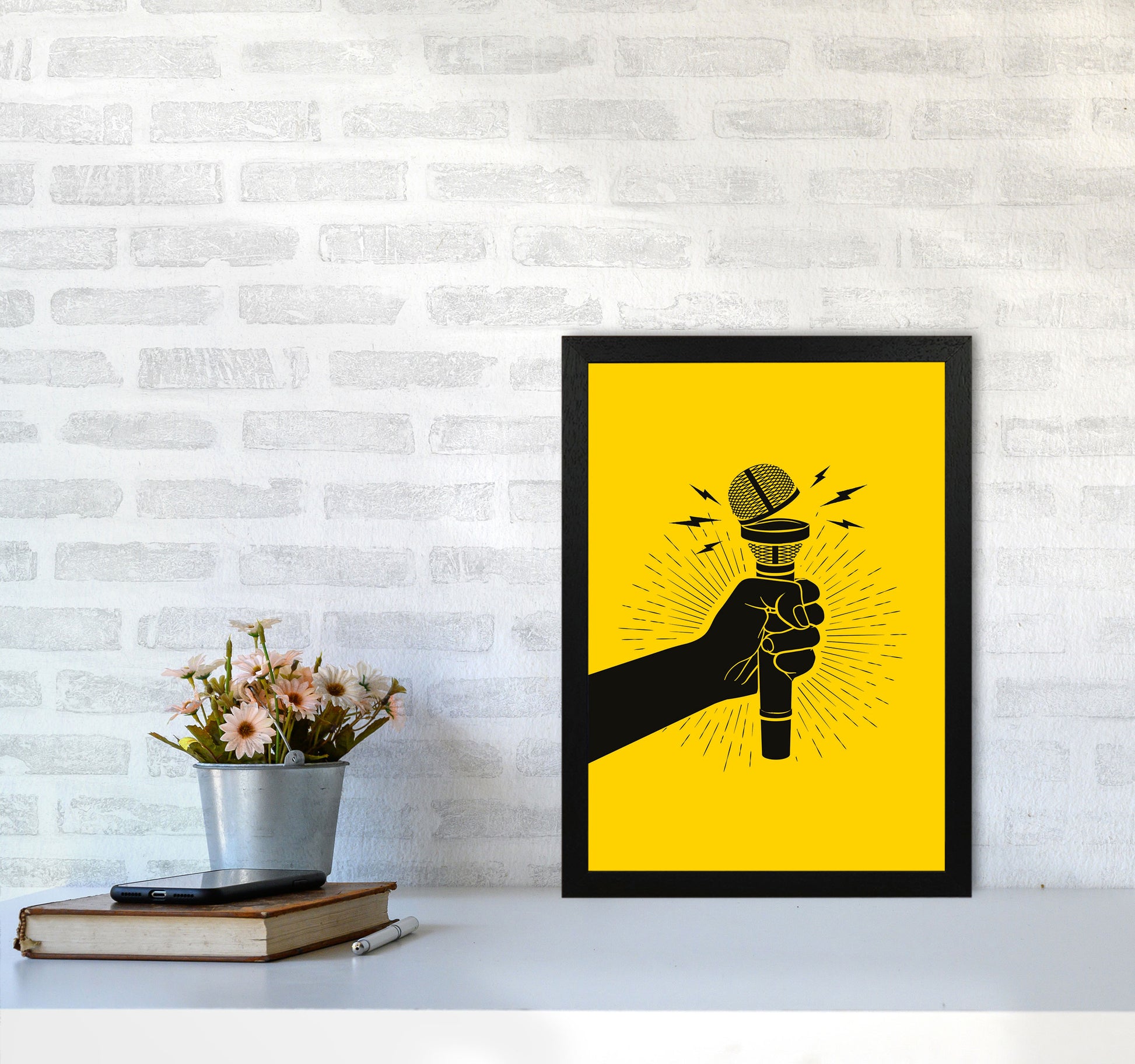 Speak Up! Art Print by Jason Stanley A3 White Frame