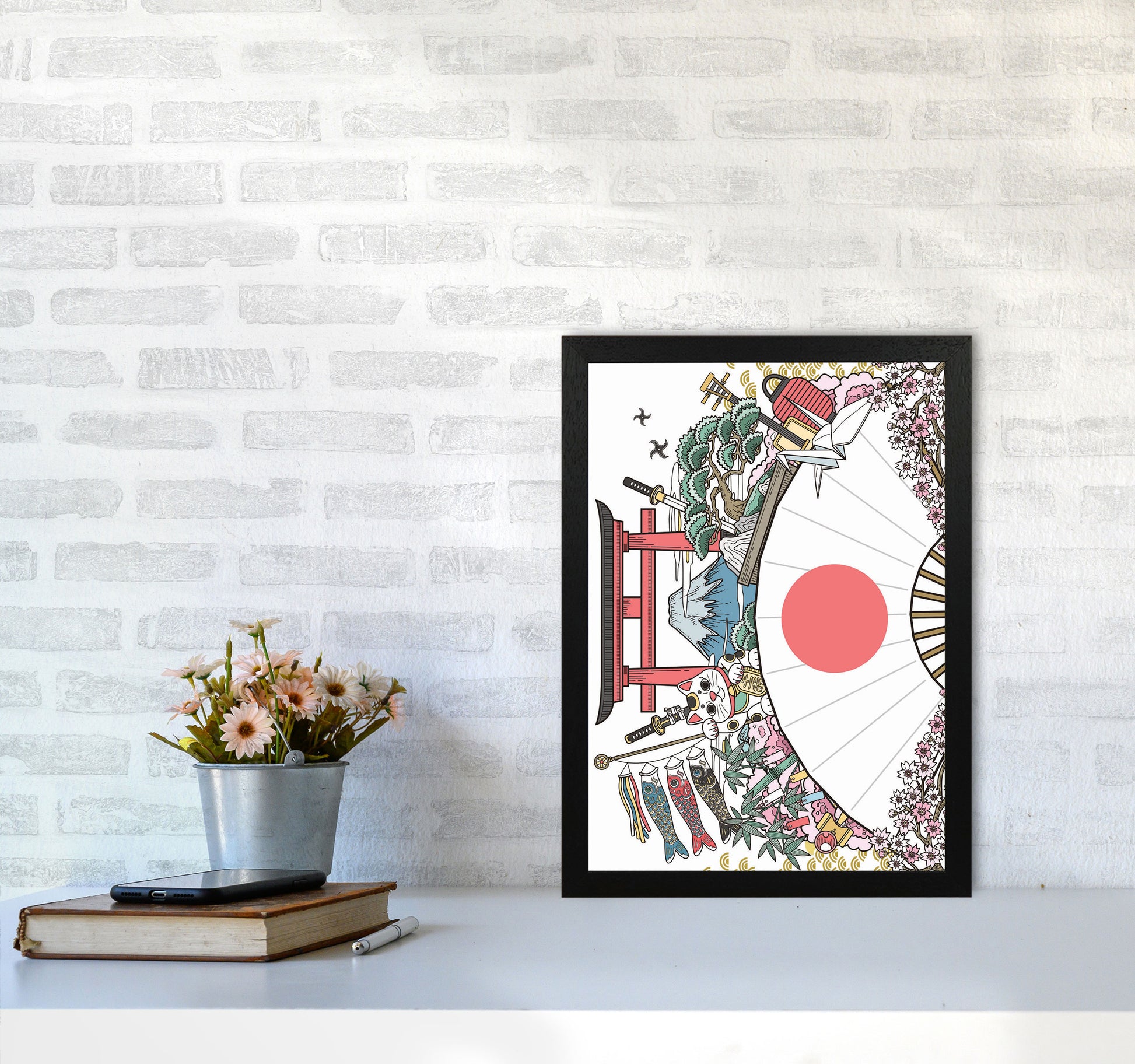 All Japan Has To Offer Art Print by Jason Stanley A3 White Frame