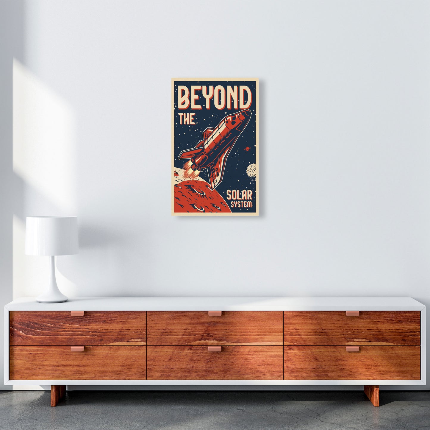 Outer Space Series - #14 Art Print by Jason Stanley A3 Canvas