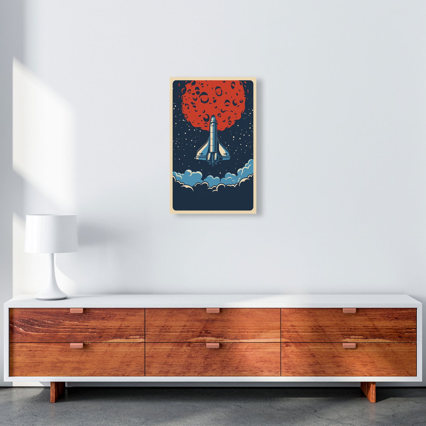 Outer Space Series - #15 Art Print by Jason Stanley A3 Canvas