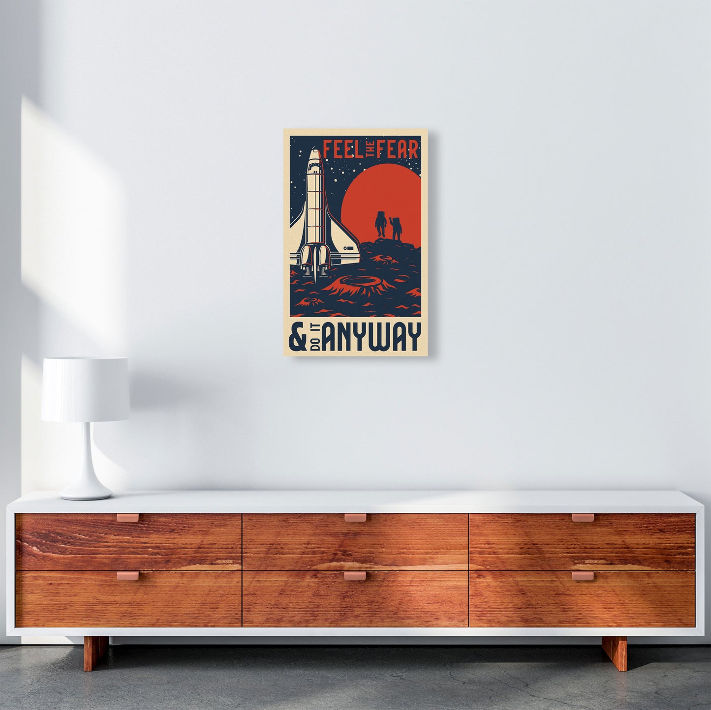 Outer Space Series - #17 Art Print by Jason Stanley A3 Canvas