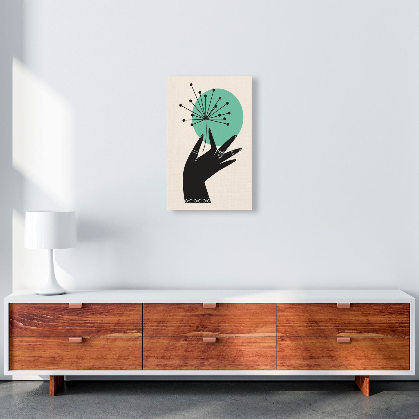 What A Pretty Flower Art Print by Jason Stanley A3 Canvas