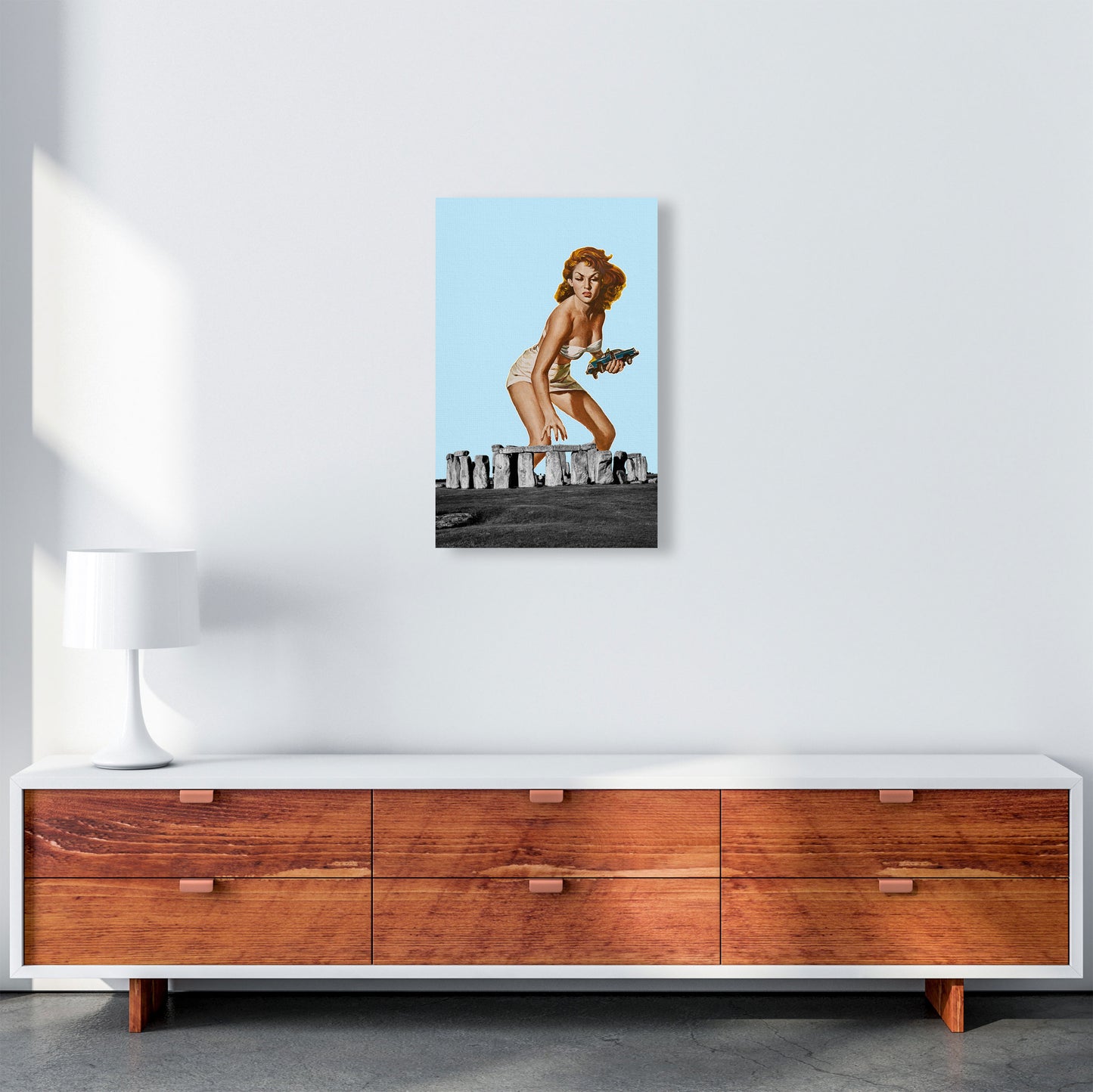 Attack On Stonehenge Art Print by Jason Stanley A3 Canvas