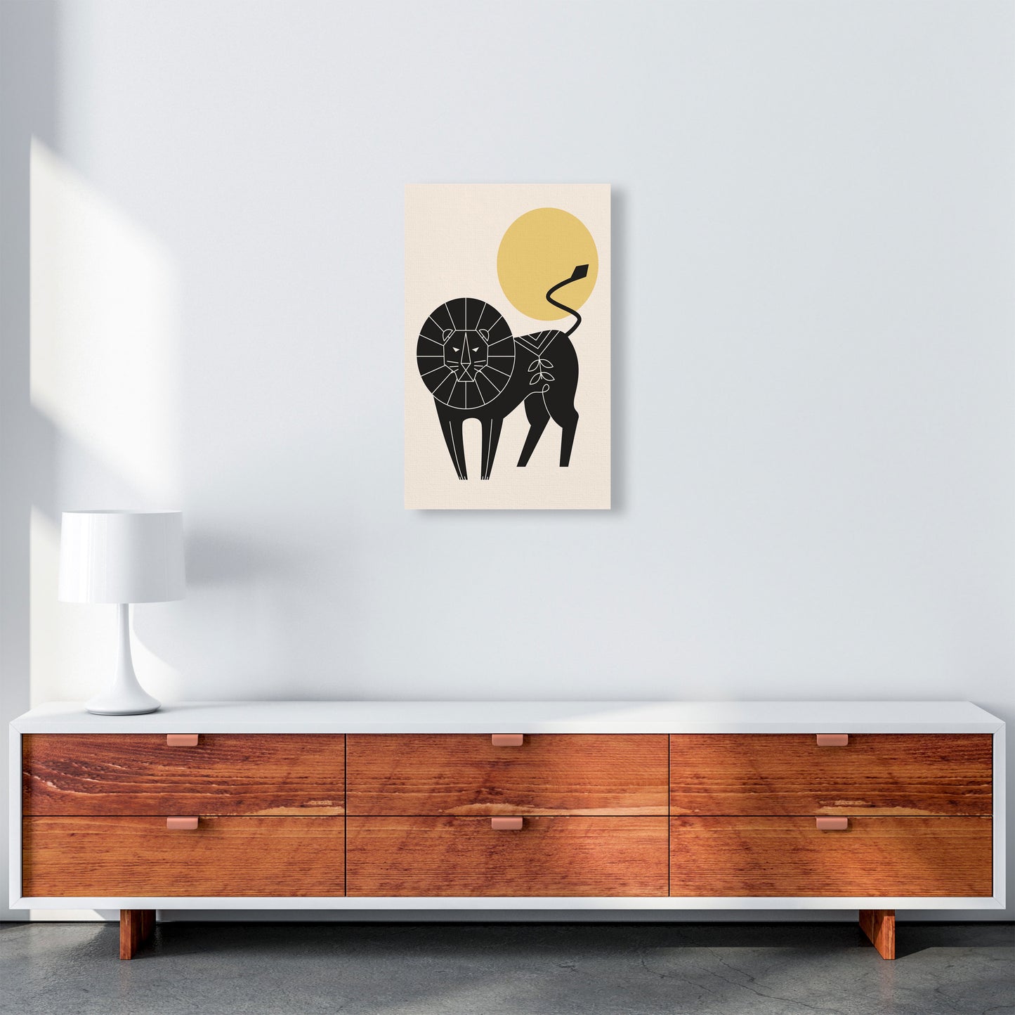 King Of The Jungle Art Print by Jason Stanley A3 Canvas