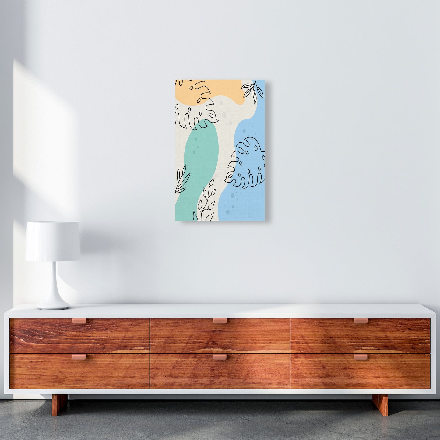 Abstract Leaves I Art Print by Jason Stanley A3 Canvas