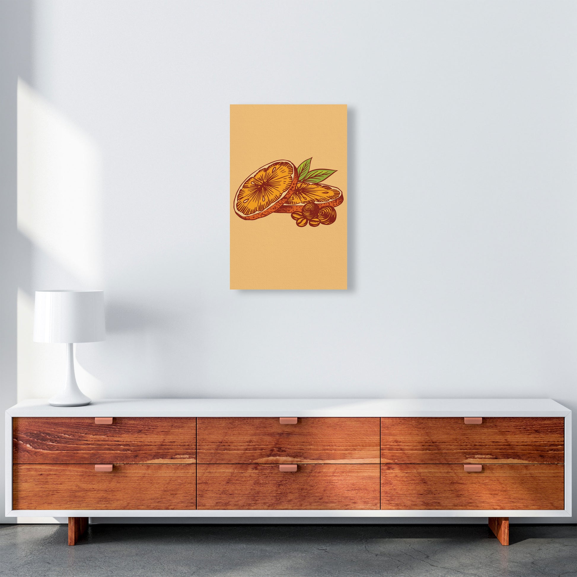 Orange Slices Art Print by Jason Stanley A3 Canvas