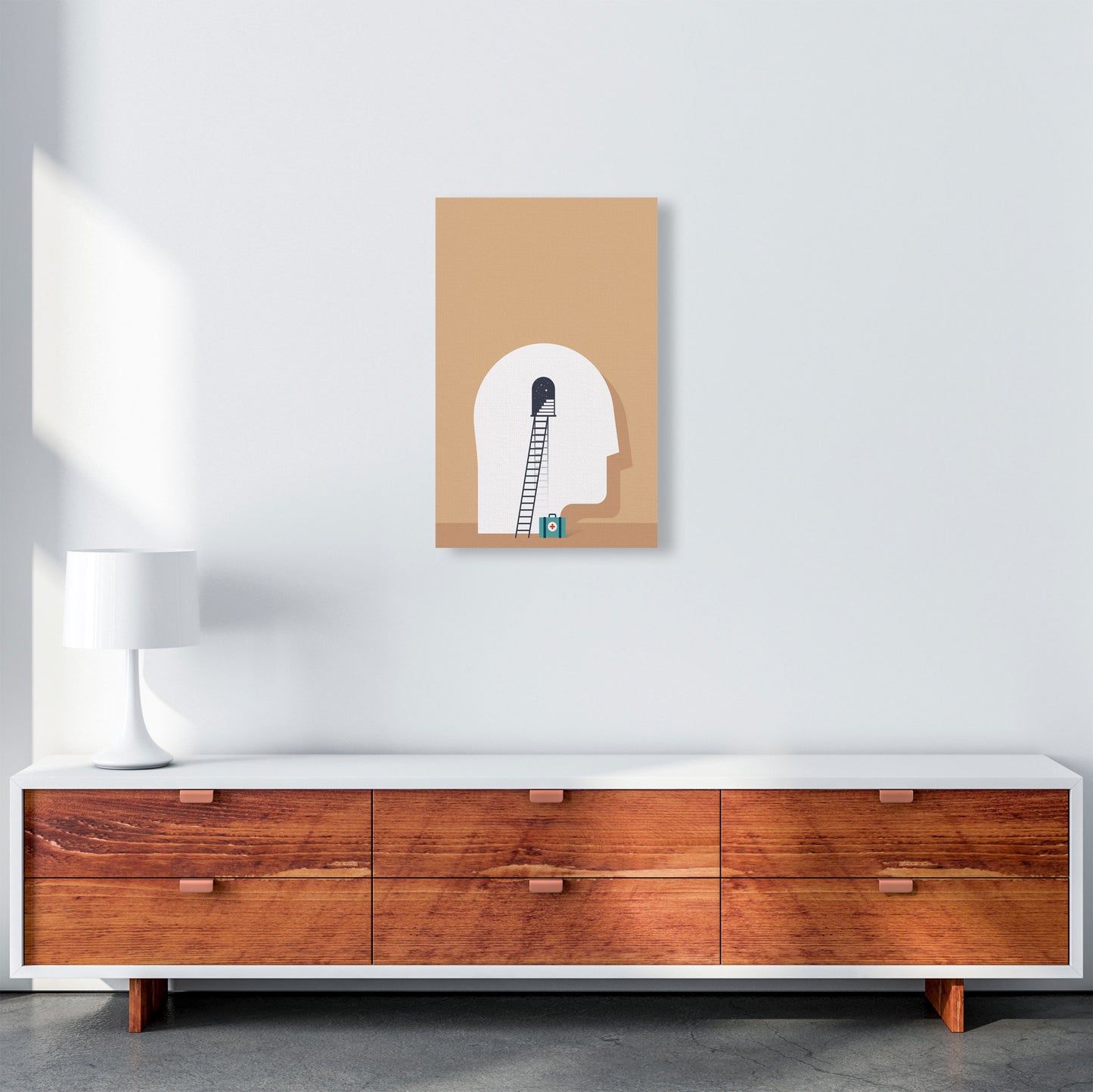 To The Rescue Art Print by Jason Stanley A3 Canvas