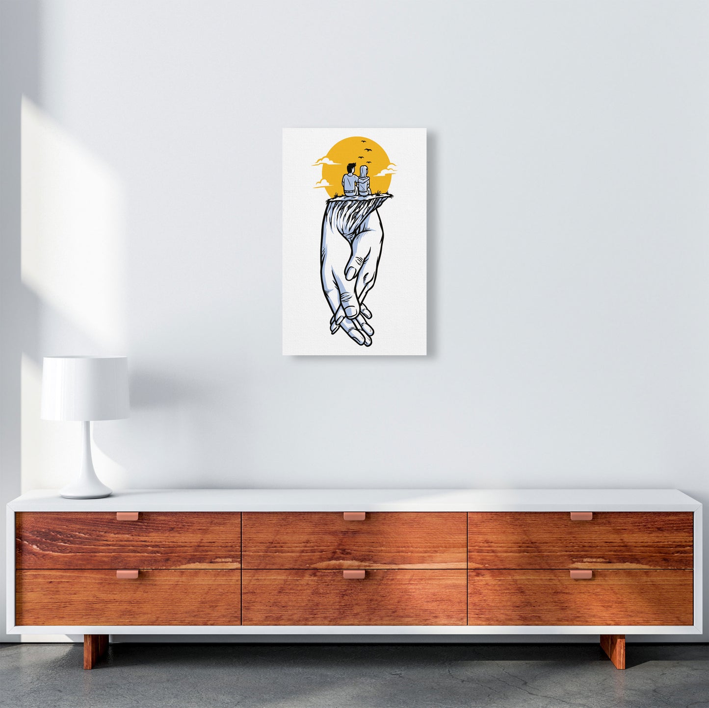 Date Night Art Print by Jason Stanley A3 Canvas