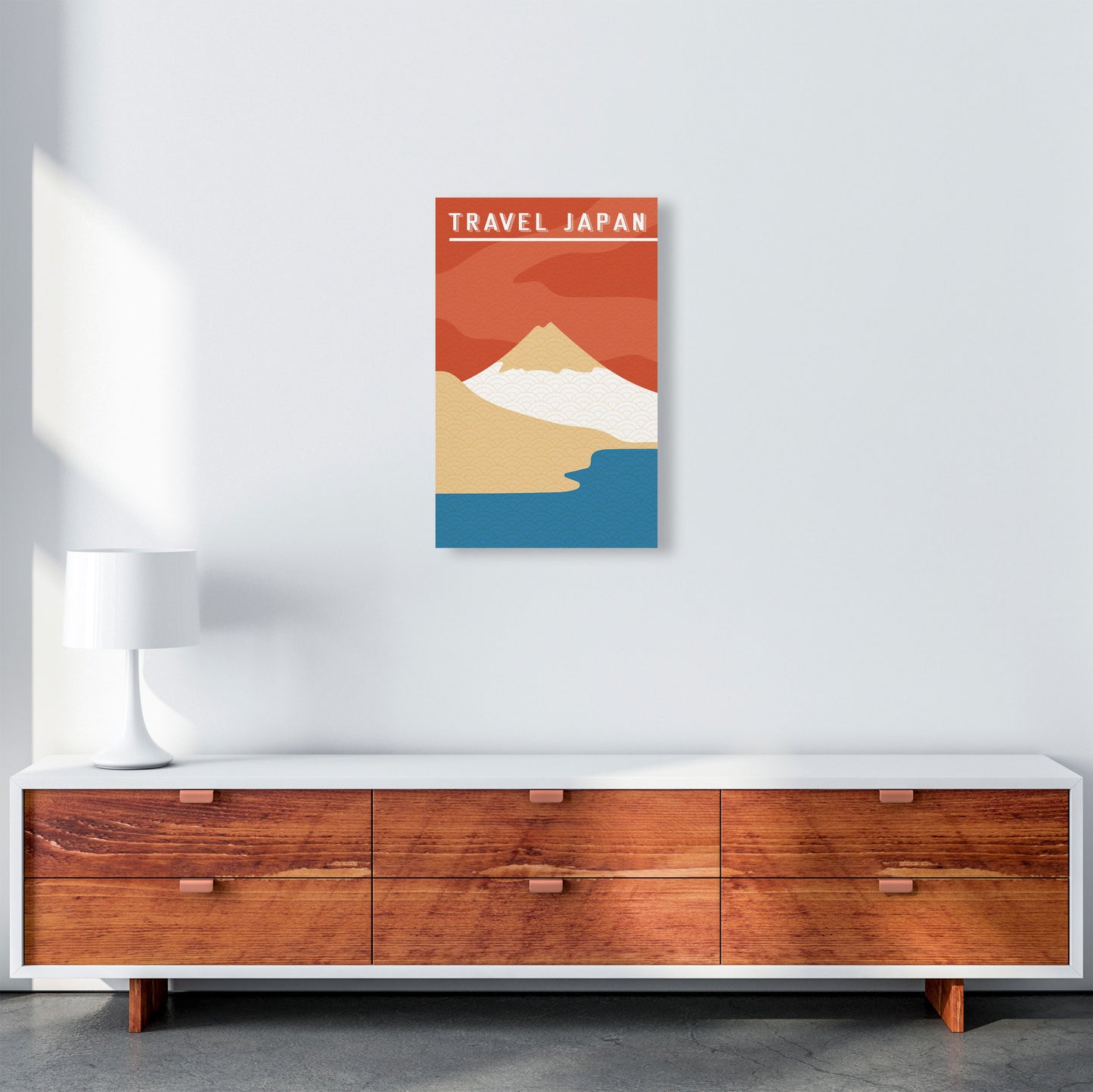 Traval Japan Minimilism II Art Print by Jason Stanley A3 Canvas