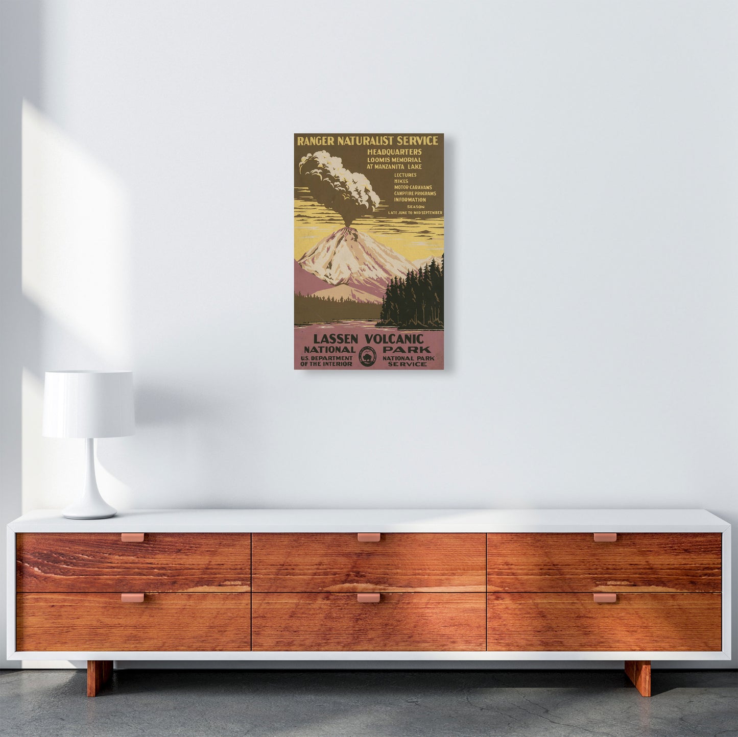 Lassen Volcanic National Park Art Print by Jason Stanley A3 Canvas