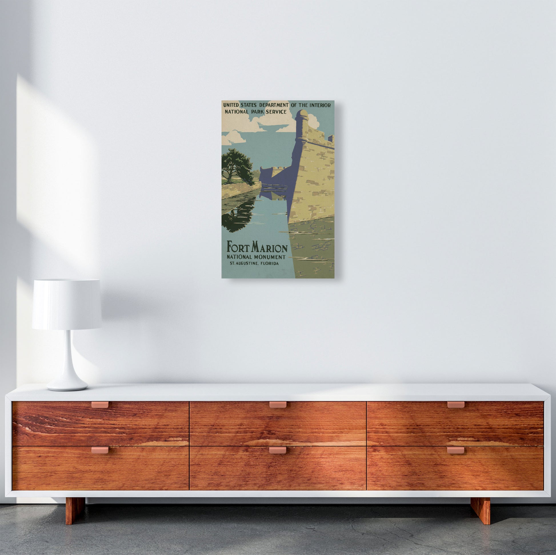 Fort Marion National Park Art Print by Jason Stanley A3 Canvas