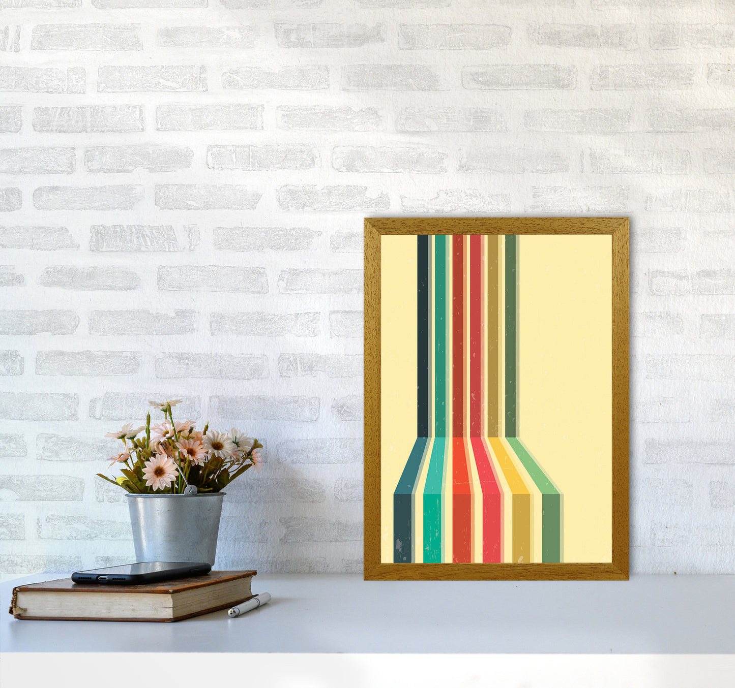Minimal Geometric Series - 50 Art Print by Jason Stanley A3 Print Only
