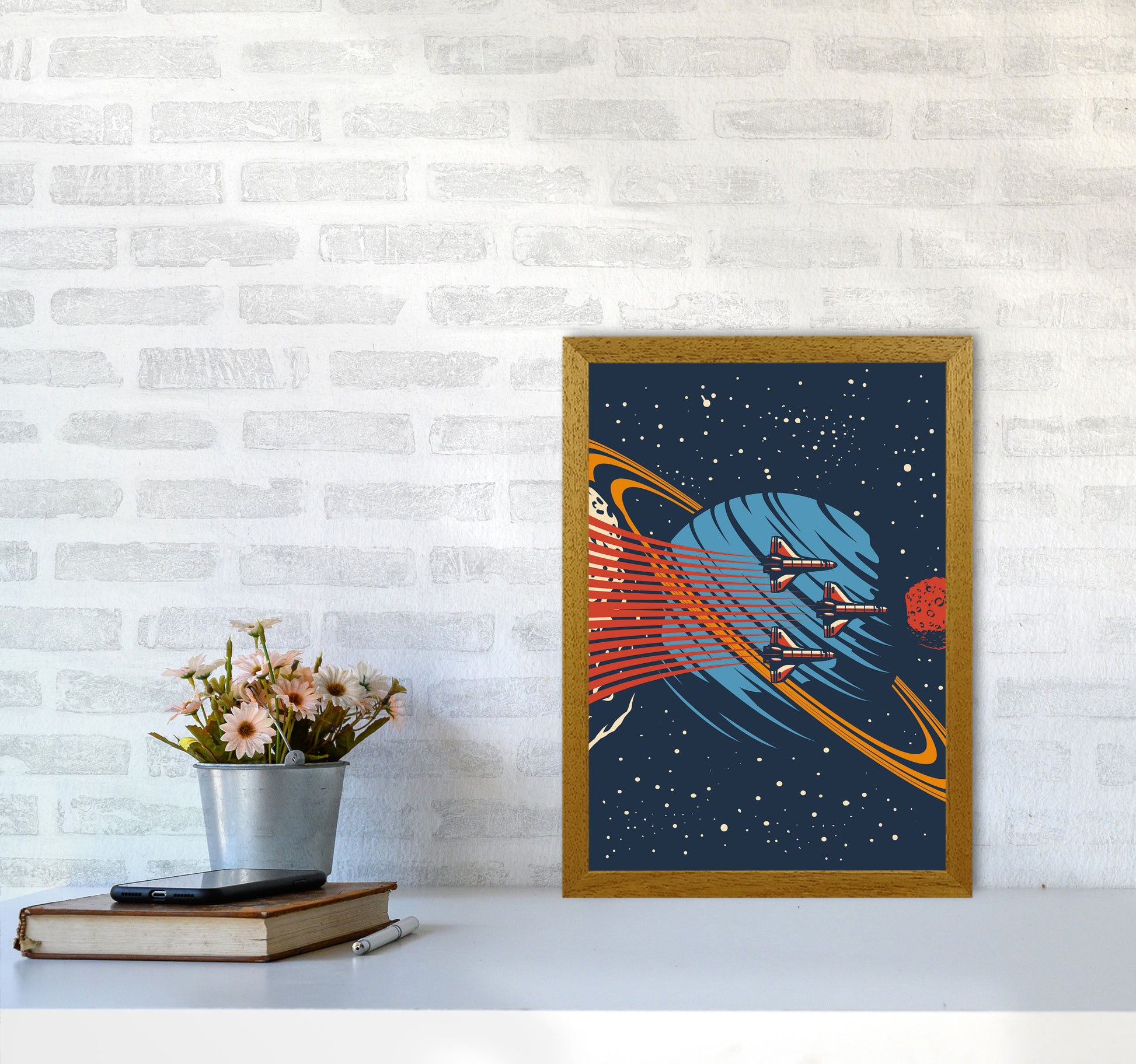 Outer Space Series - #3 Art Print by Jason Stanley A3 Print Only
