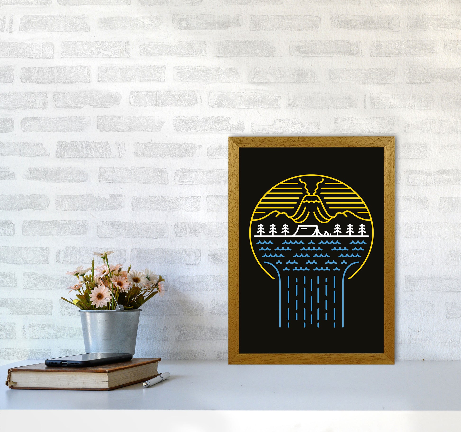 Minimal Nature Vibes Art Print by Jason Stanley A3 Print Only