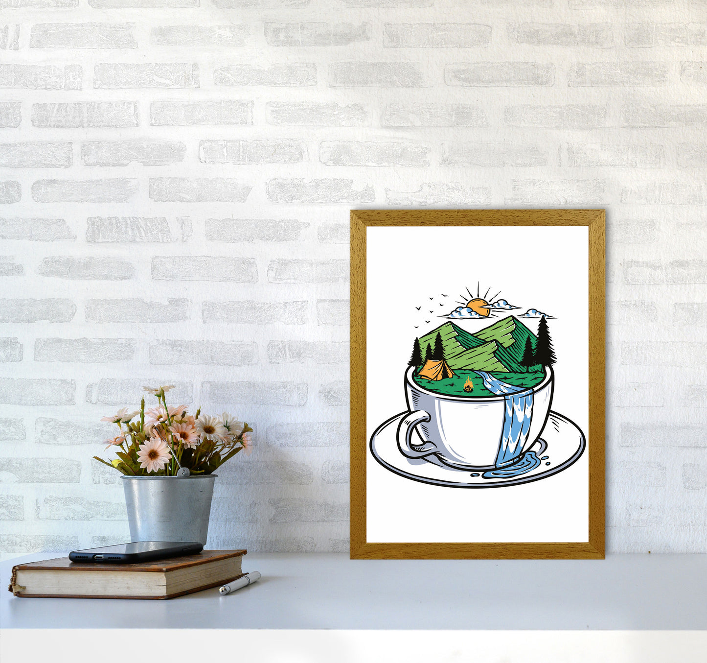 But First, Nature Art Print by Jason Stanley A3 Print Only