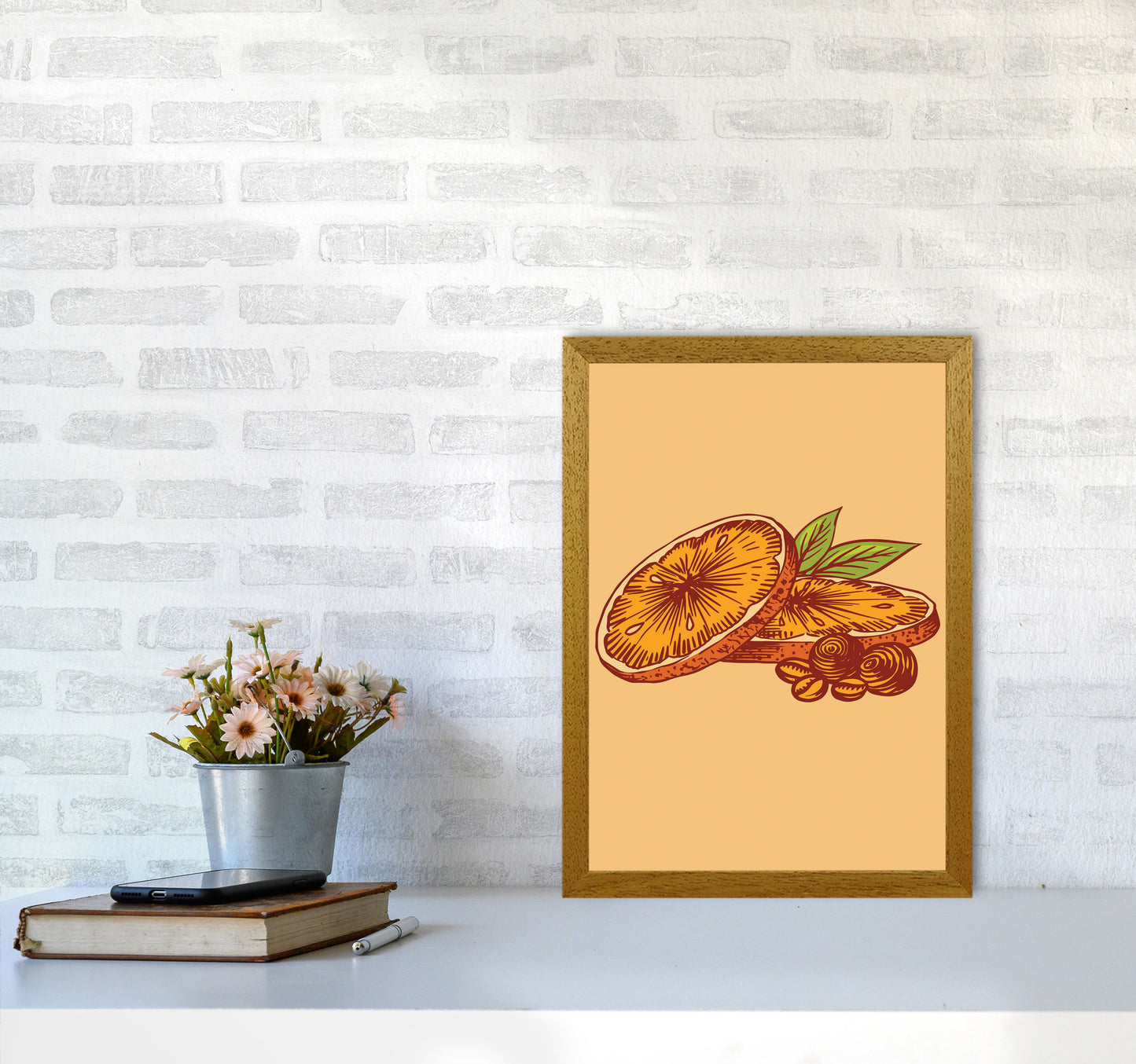 Orange Slices Art Print by Jason Stanley A3 Print Only
