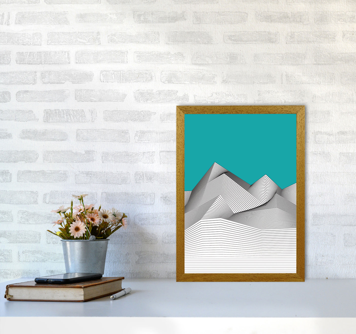 Blue Mountain Art Print by Jason Stanley A3 Print Only