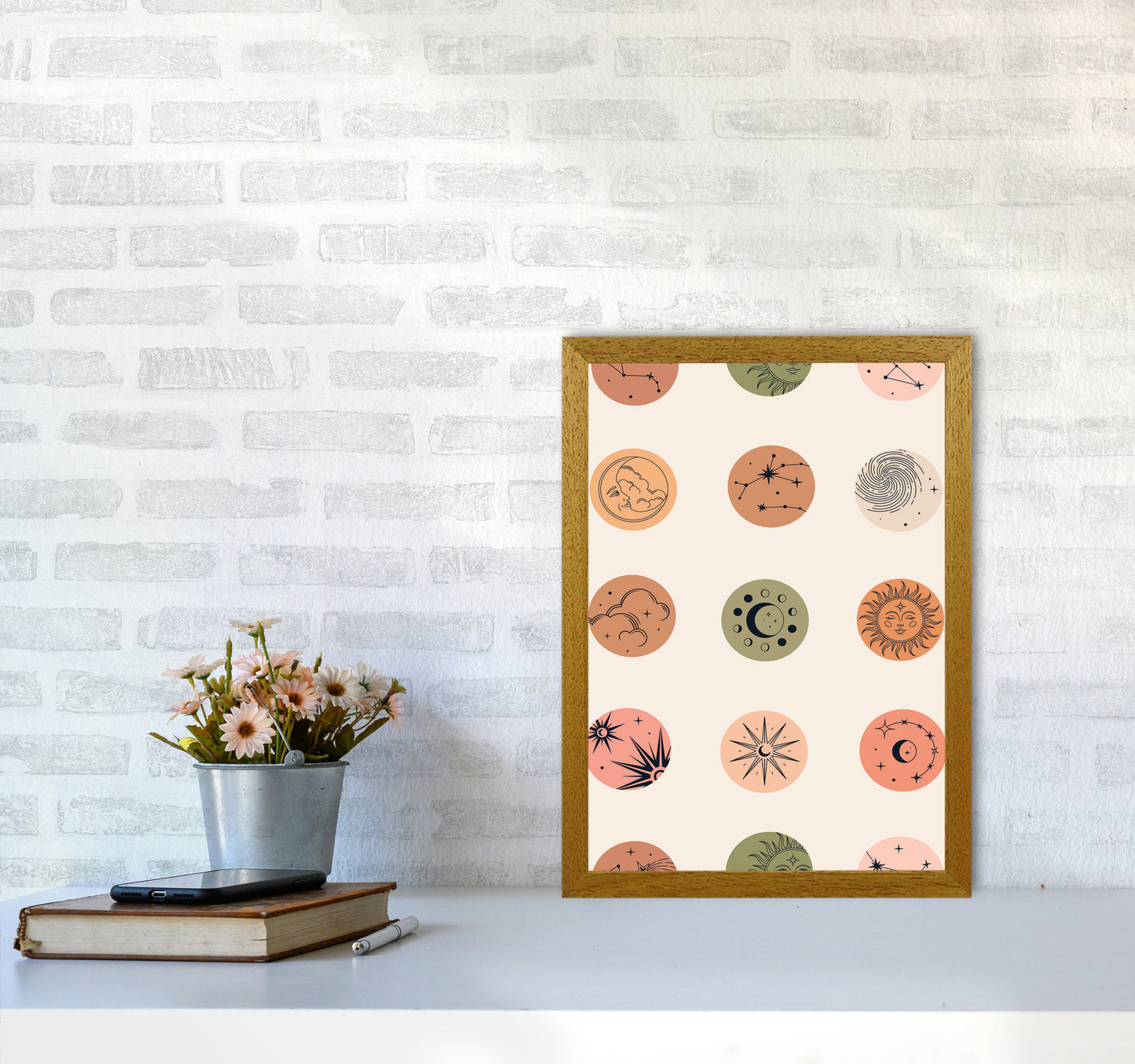 Sun And Moon Art Print by Jason Stanley A3 Print Only