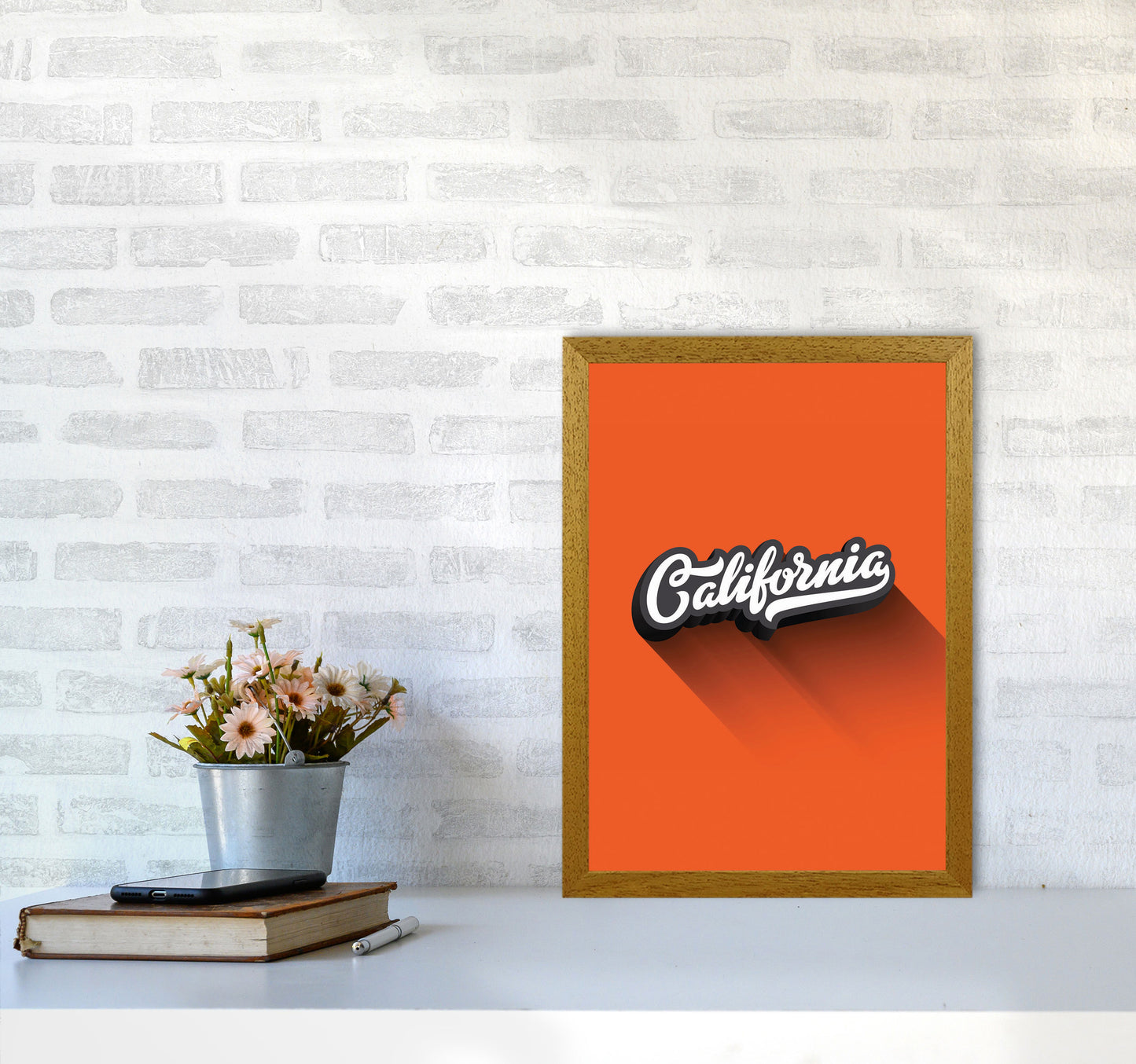 California Art Print by Jason Stanley A3 Print Only