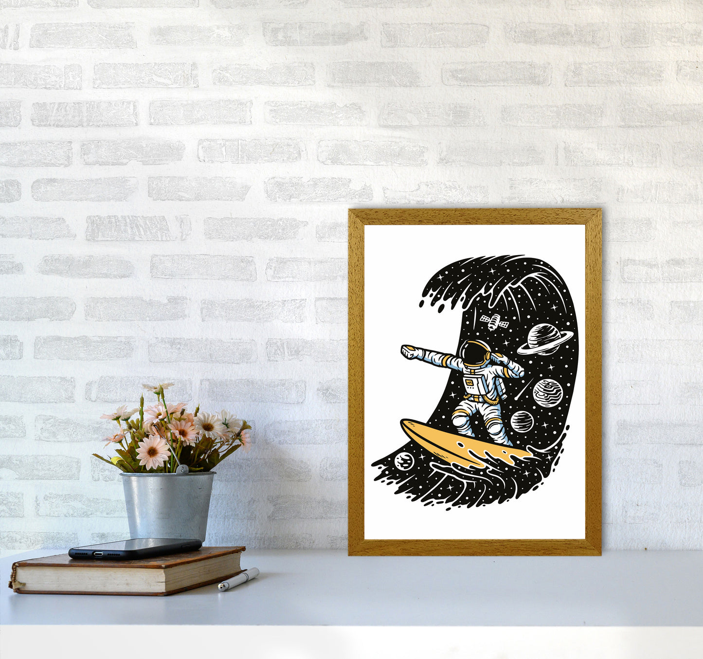 Surf's Up Art Print by Jason Stanley A3 Print Only