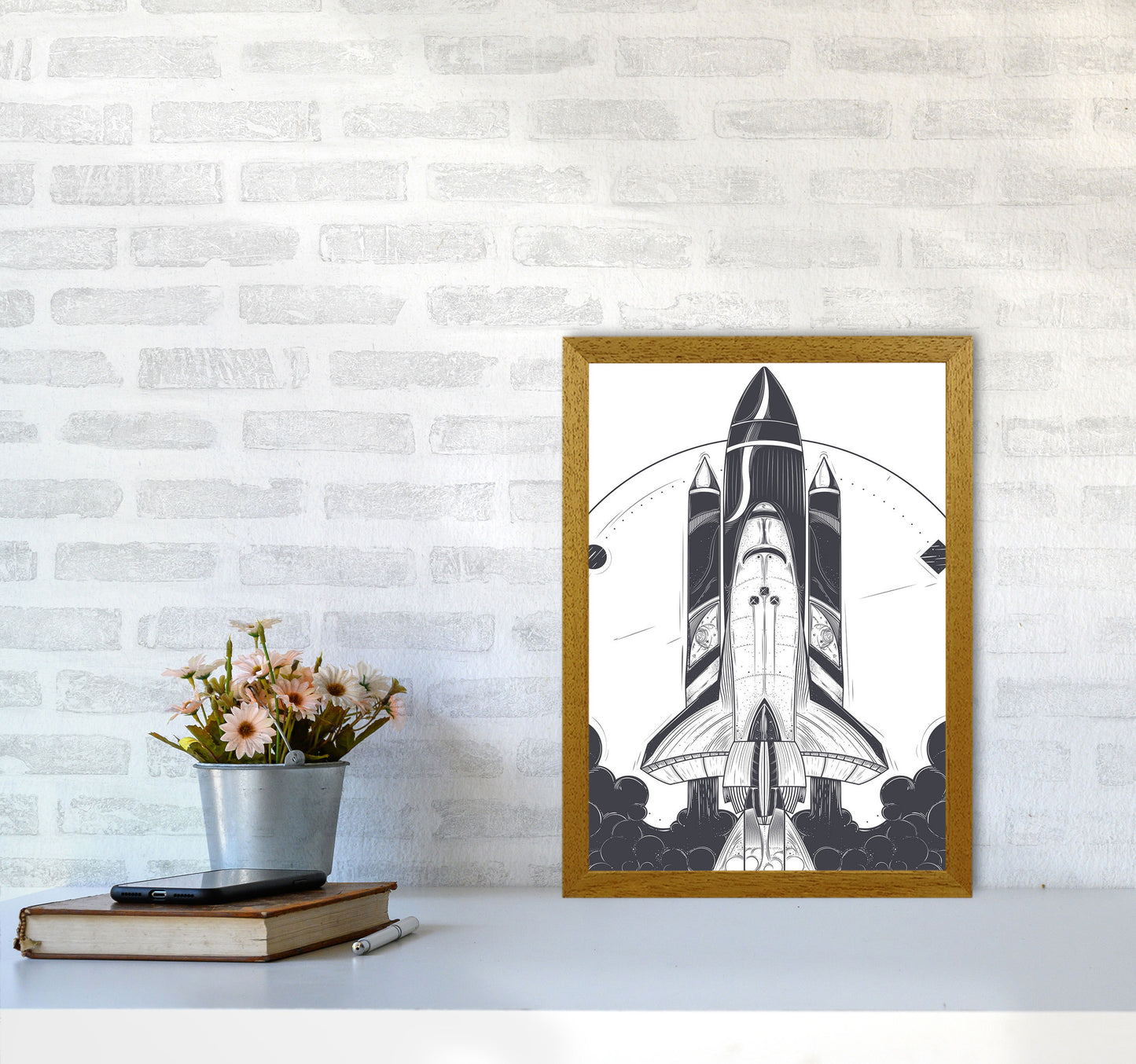 Blastoff! Art Print by Jason Stanley A3 Print Only