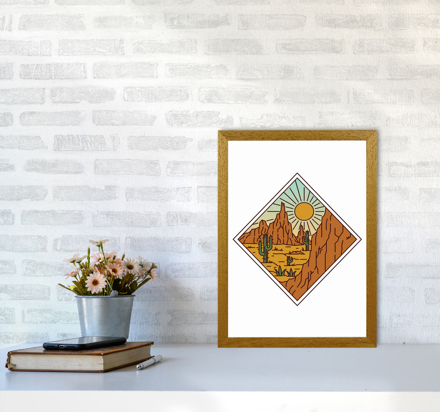 Desert Vibes Art Print by Jason Stanley A3 Print Only