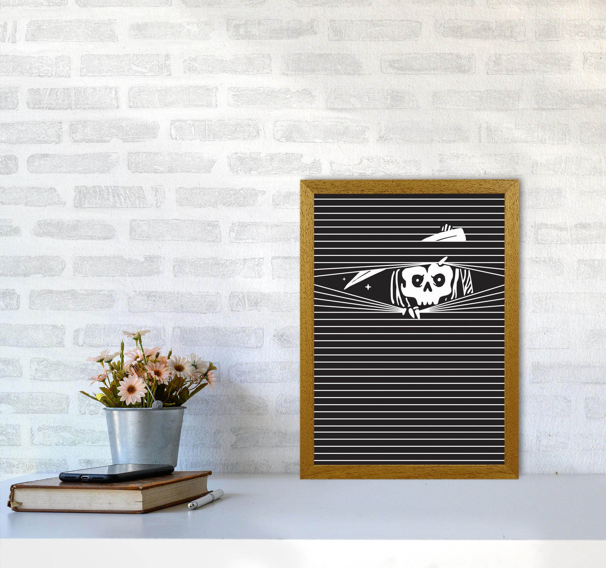 The Grim Reaper Art Print by Jason Stanley A3 Print Only