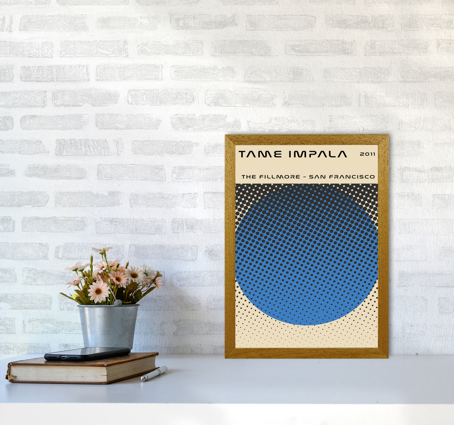 Tame Impala Live In San Francisco Art Print by Jason Stanley A3 Print Only