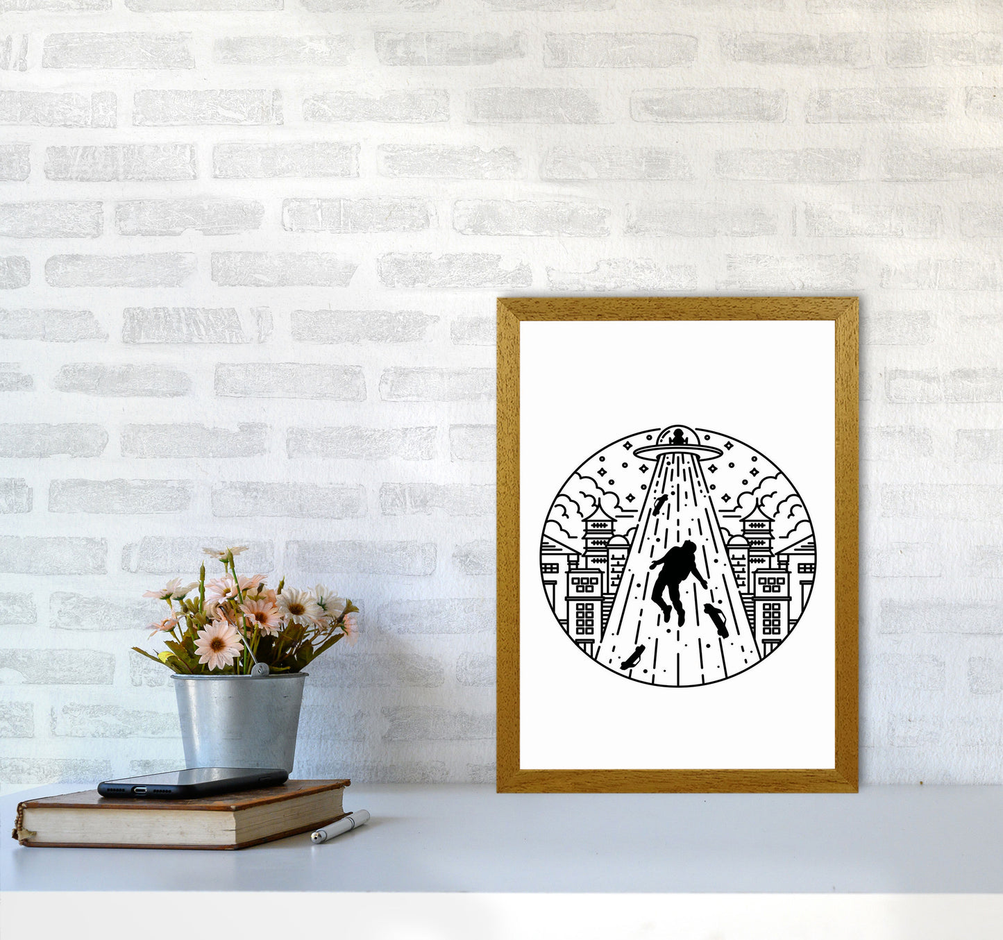 Alien Invasion Art Print by Jason Stanley A3 Print Only