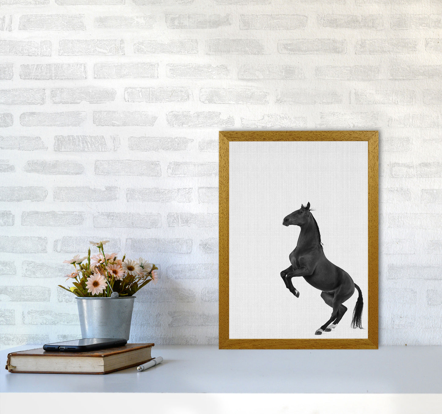 The Dark Horse Rides At Night #2 Art Print by Jason Stanley A3 Print Only