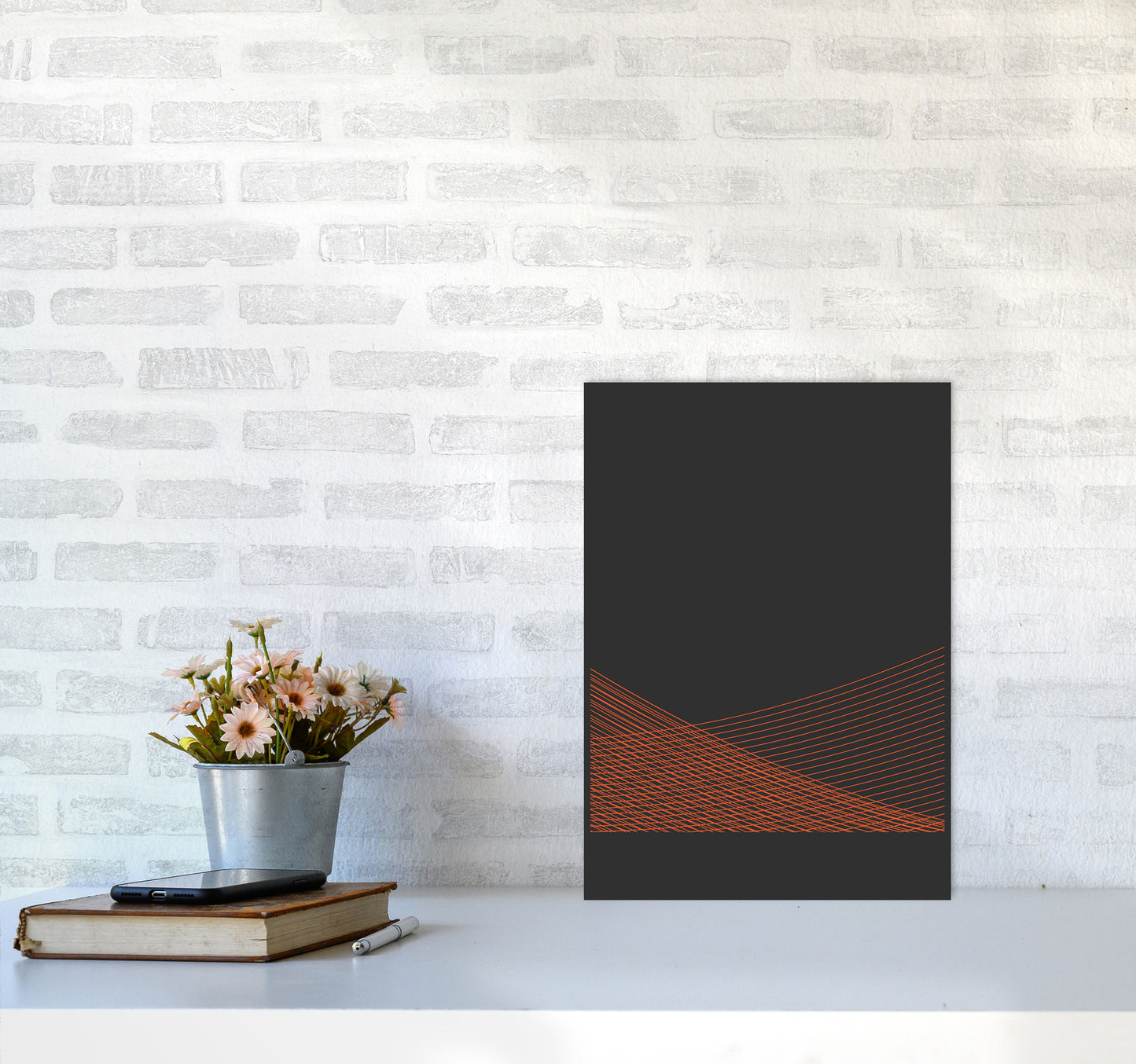 Minimal Geometric Series - 11 Art Print by Jason Stanley A3 Black Frame