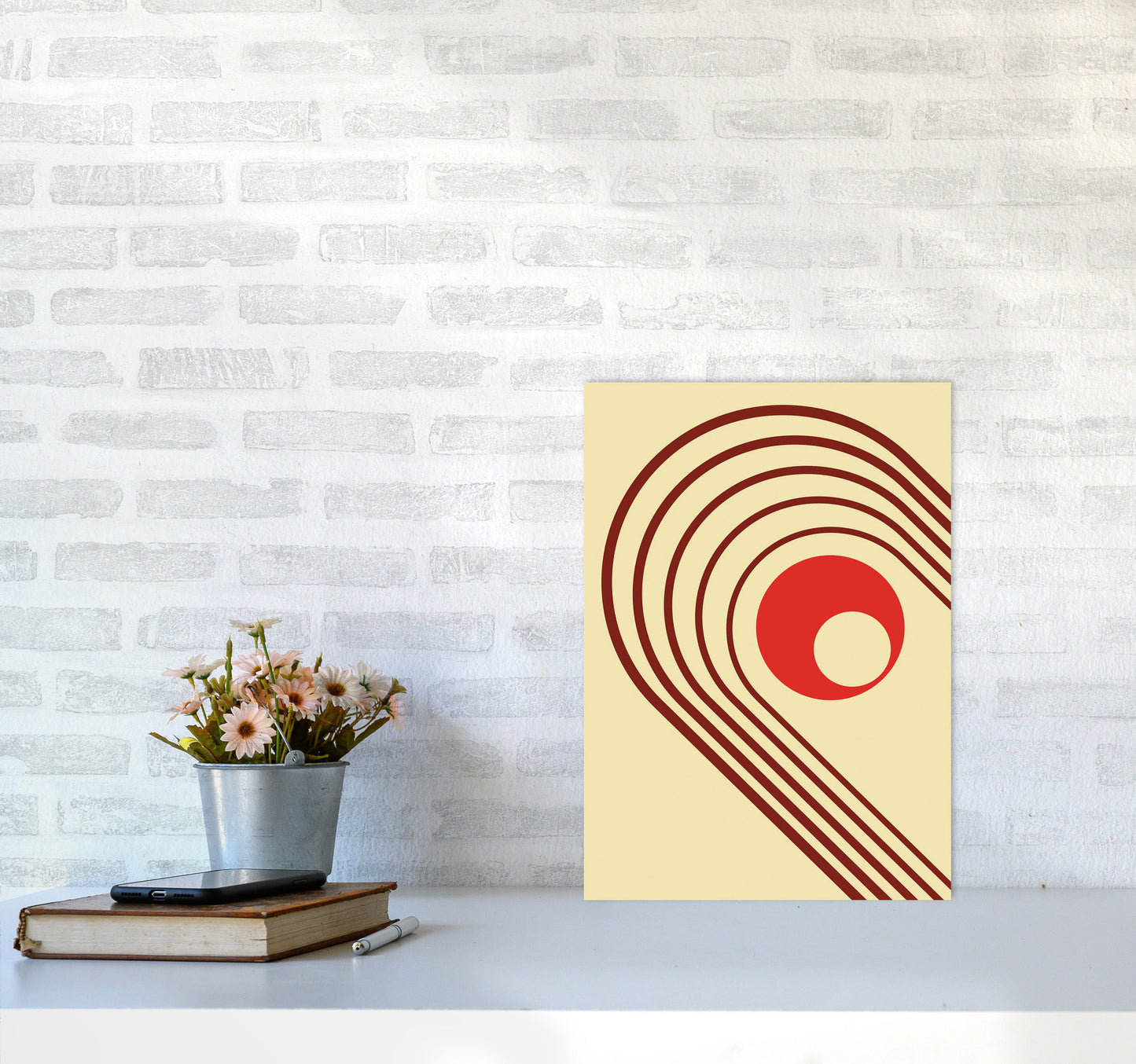 Minimal Geometric Series - 37 Art Print by Jason Stanley A3 Black Frame