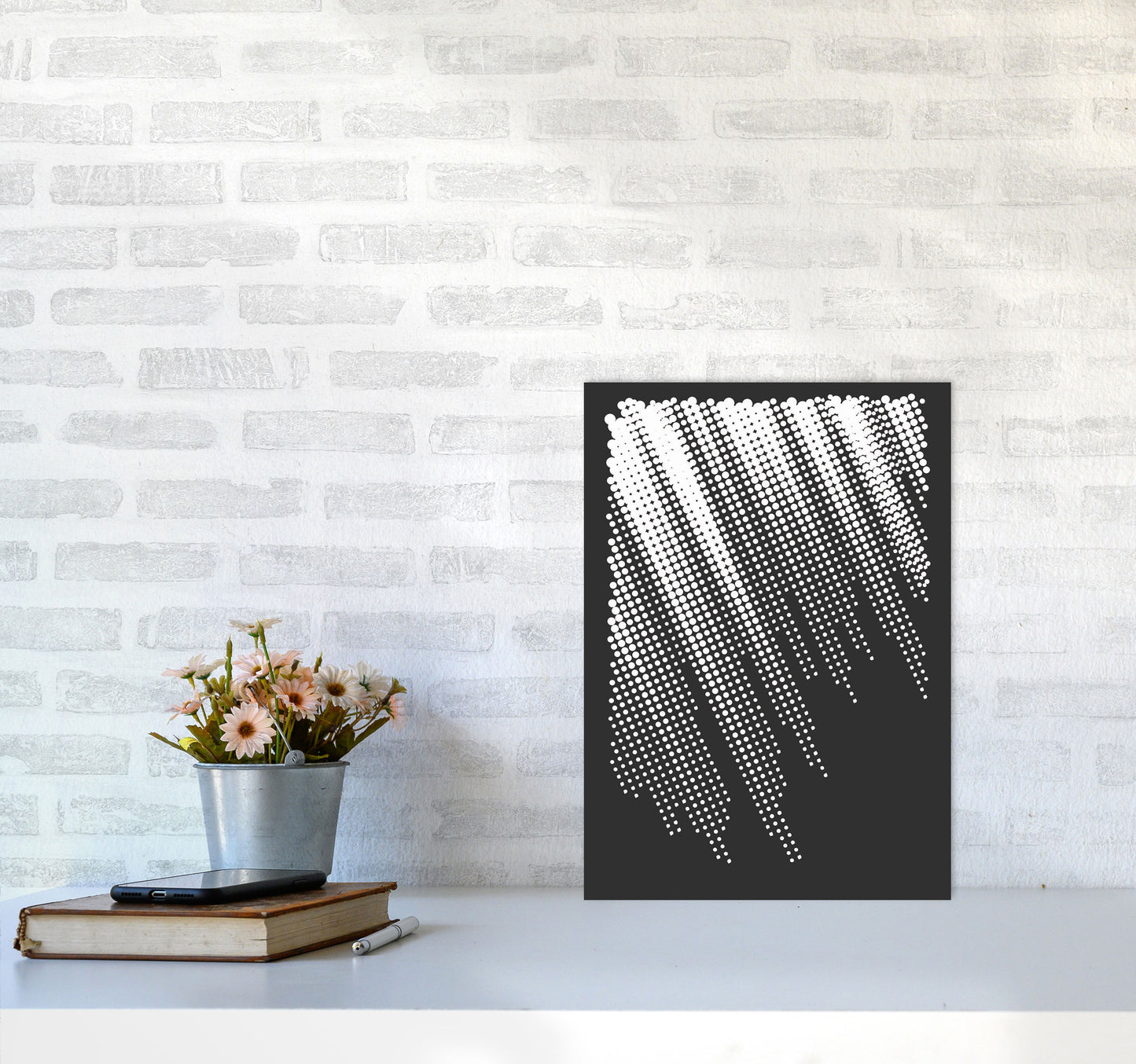 Minimal Geometric Series - 40 Art Print by Jason Stanley A3 Black Frame
