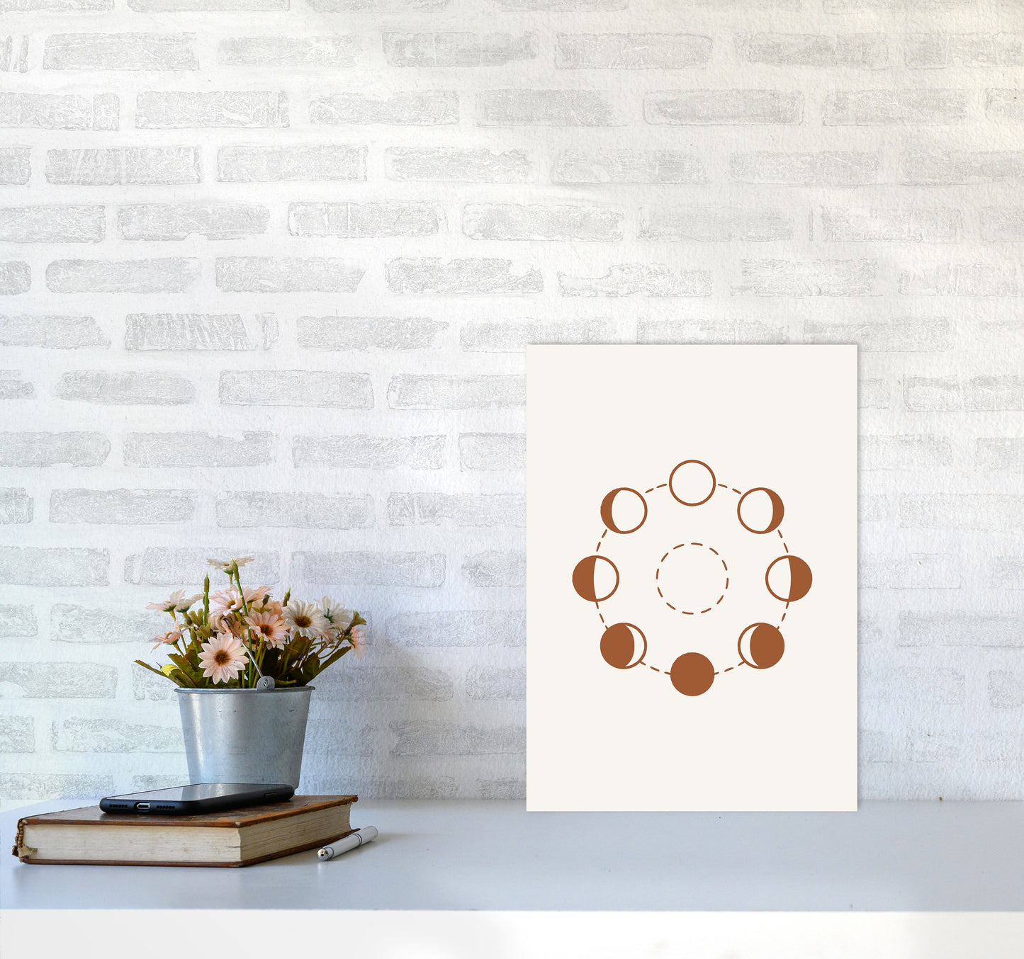 Everything Goes In Cycles Art Print by Jason Stanley A3 Black Frame