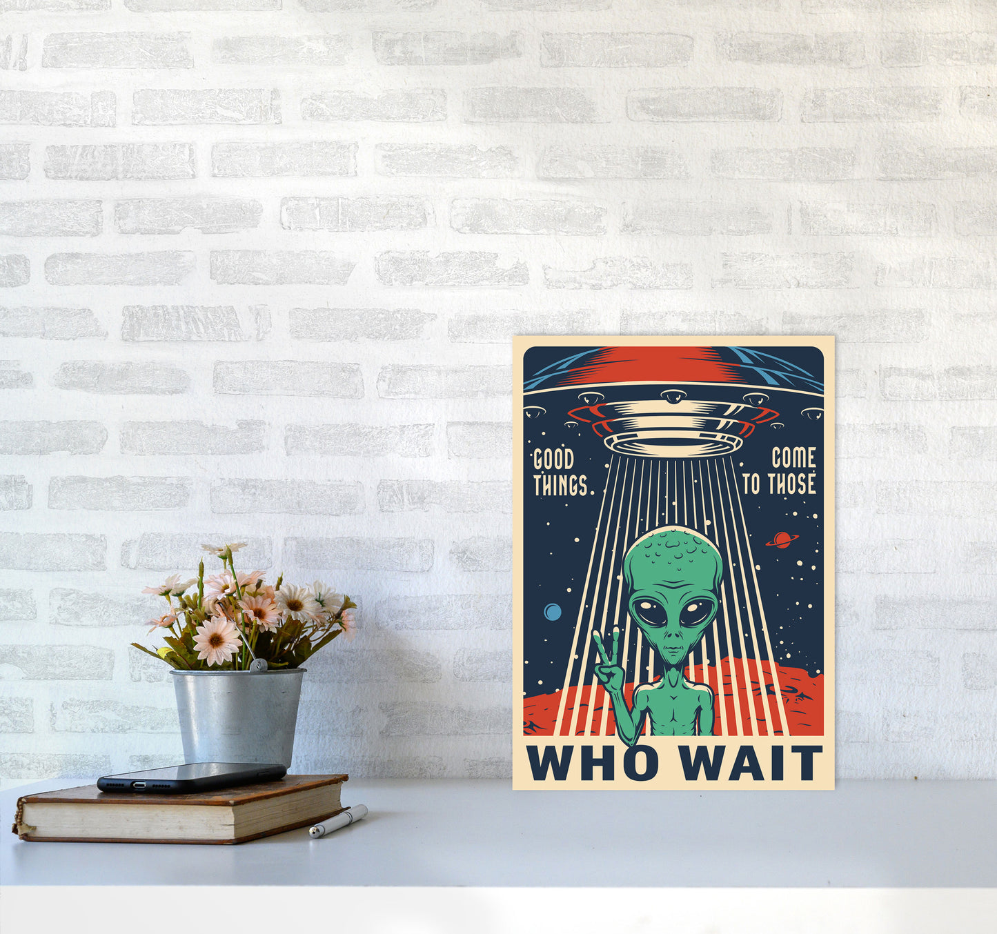 Outer Space Series - #12 Art Print by Jason Stanley A3 Black Frame