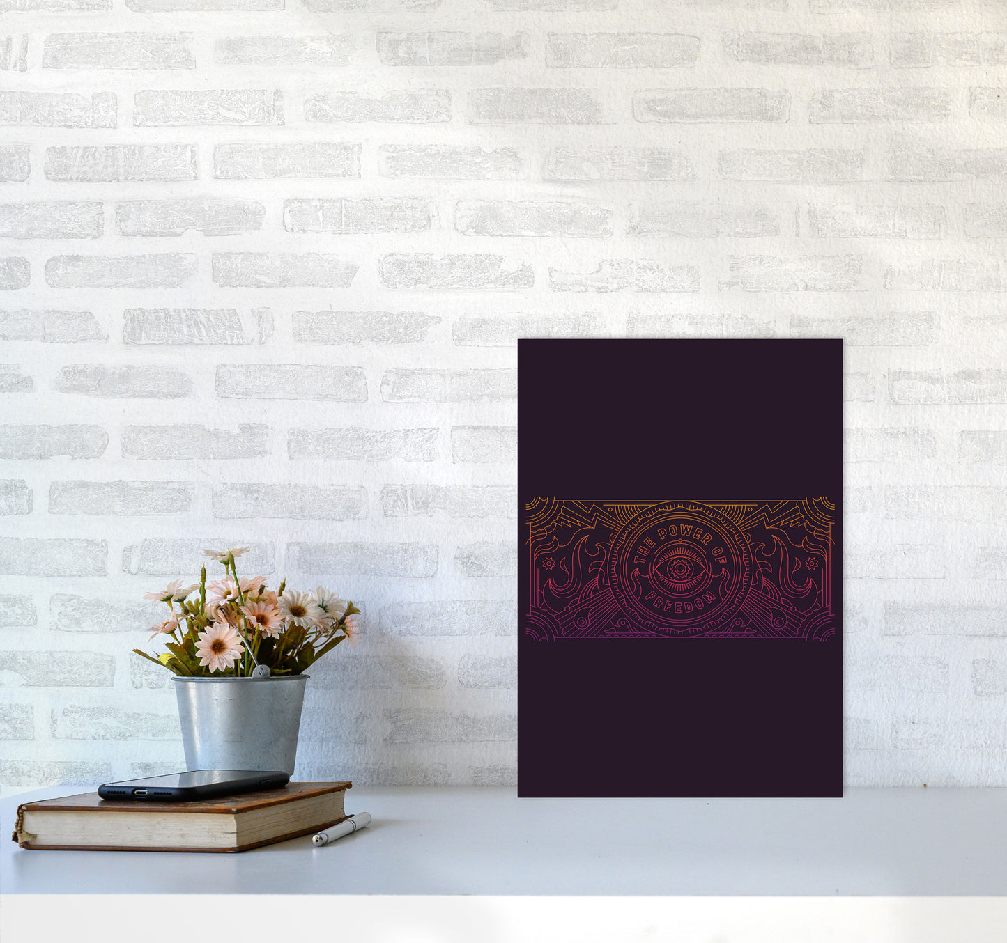 The Power Of Freedom Art Print by Jason Stanley A3 Black Frame