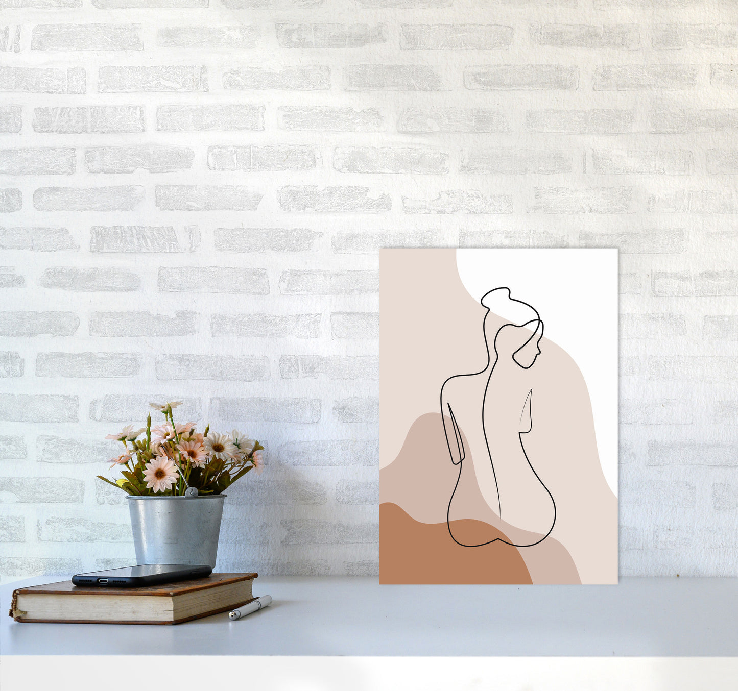 Female Figure II Art Print by Jason Stanley A3 Black Frame