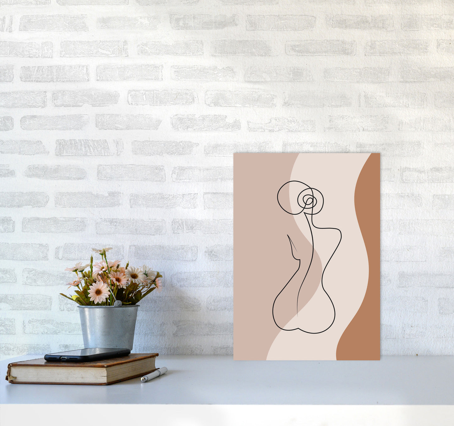 Female Figure I Art Print by Jason Stanley A3 Black Frame